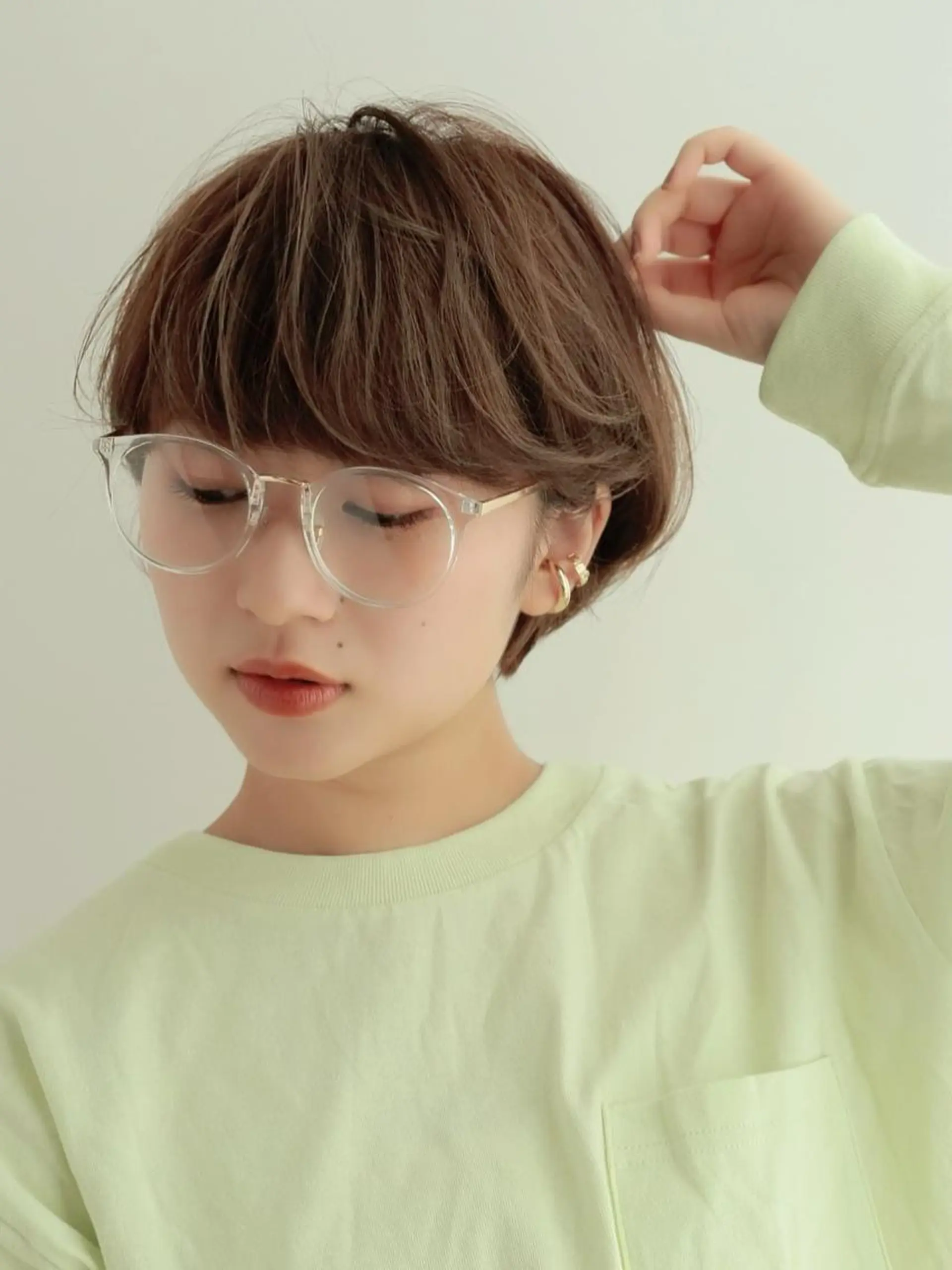 ショート カット ヘアカラー トリートメント ヘアセット ショート/縮毛矯正 紺野紘三のヘアスタイル