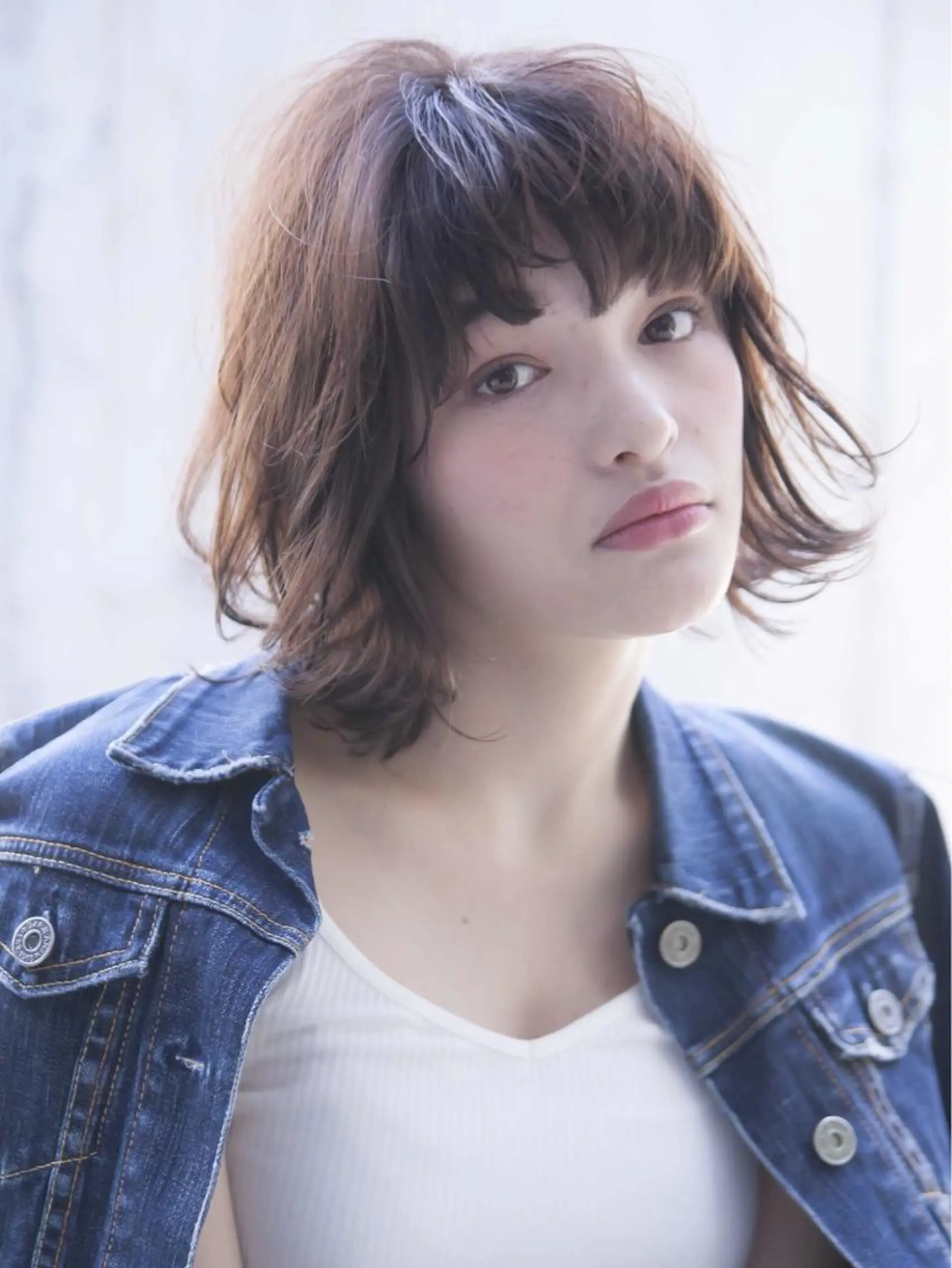 ミディアム カラー hao所属・西山 頌太のヘアスタイル