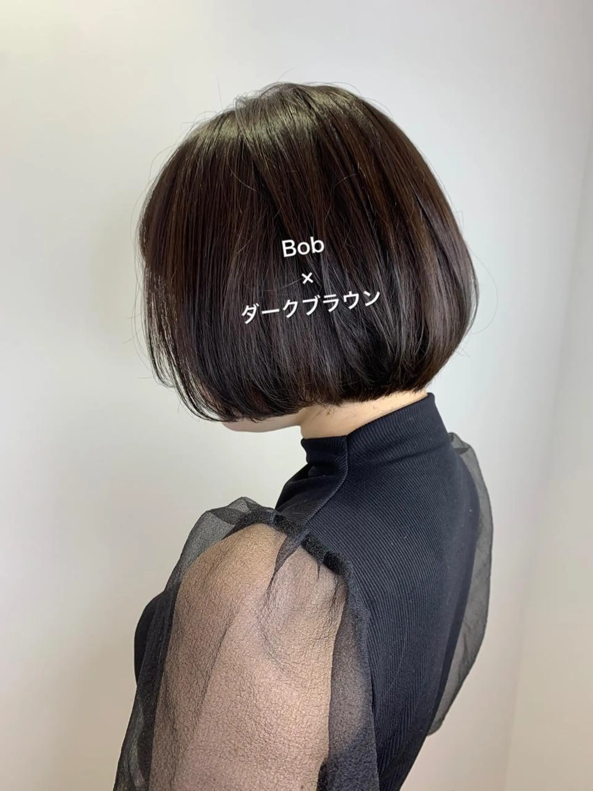 ショート カラー ブラウンカラー ダークブラウン SALOWIN神戸三宮店所属・【美髪を叶える】中谷 彰宏（アキ)のヘアスタイル