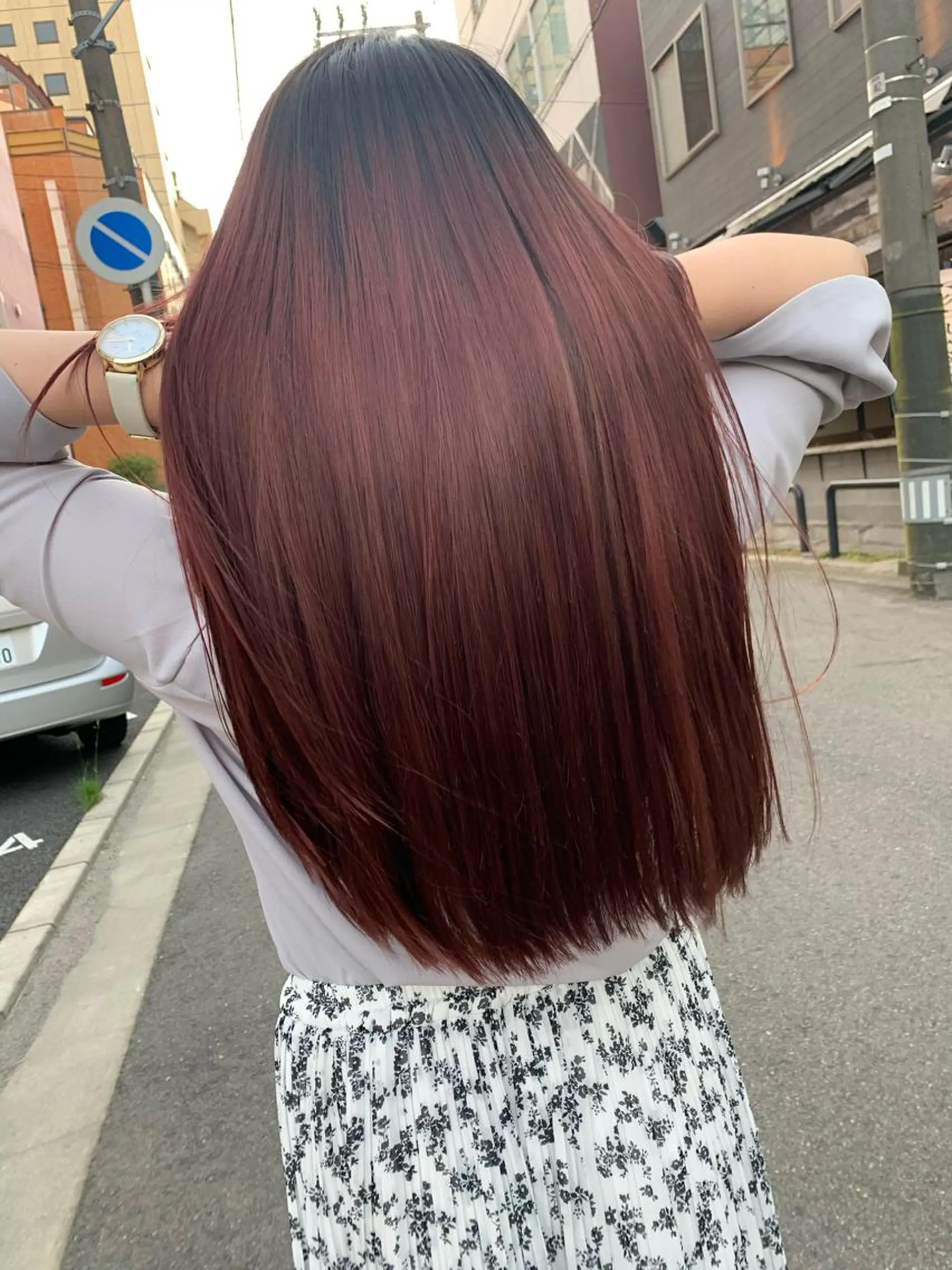 ロング カラー パーマ ヘアアレンジ メンズ キッズ ネイル マツエク・マツパ 架空〜KAQU〜所属・【clan】 NOGAMIのヘアスタイル