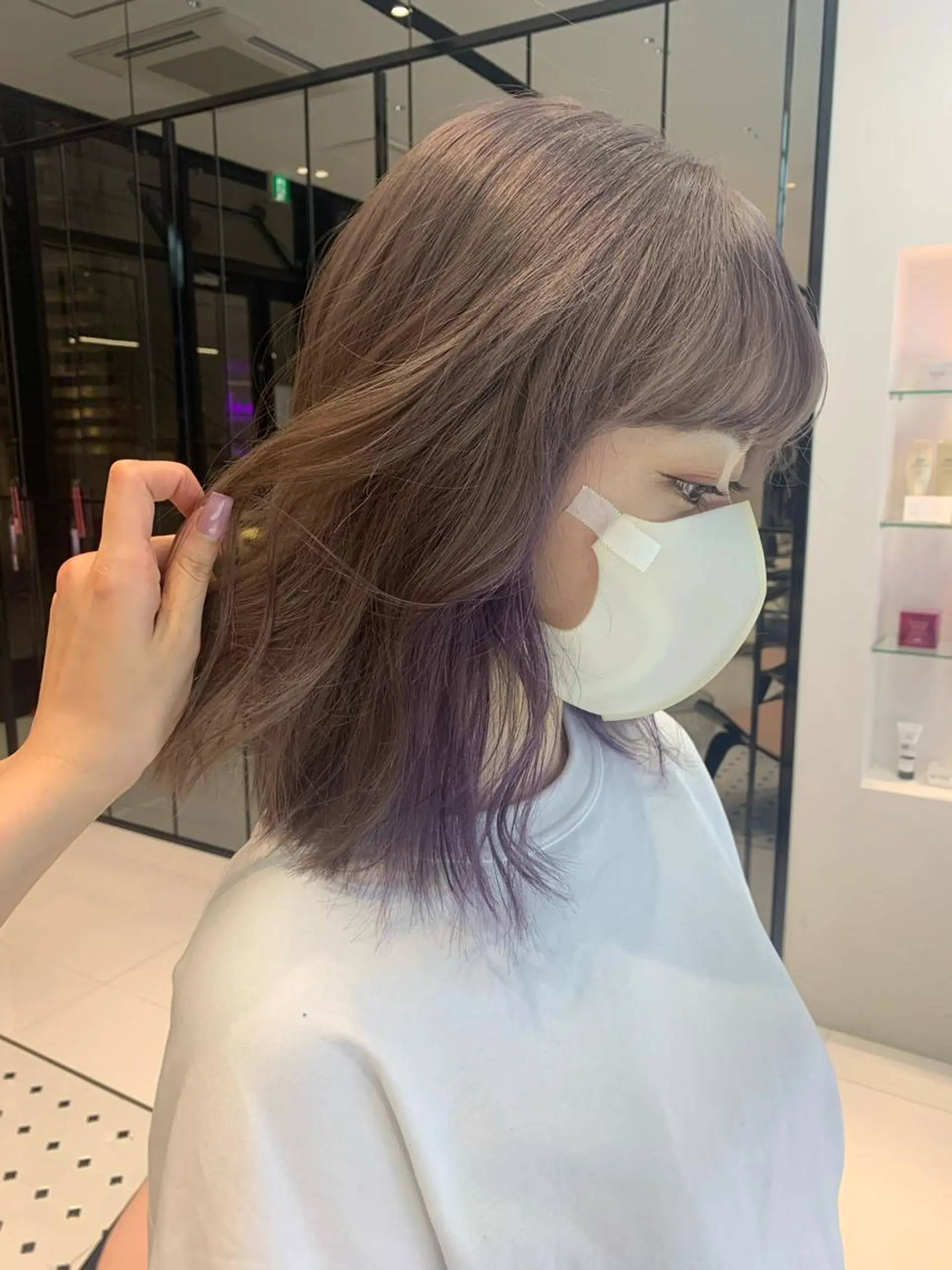 ミディアム カラー インナーカラー カット ヘアカラー トリートメント share salon JAM 吉祥寺所属・レイヤー/ブリーチ HIKARU ♡のヘアスタイル
