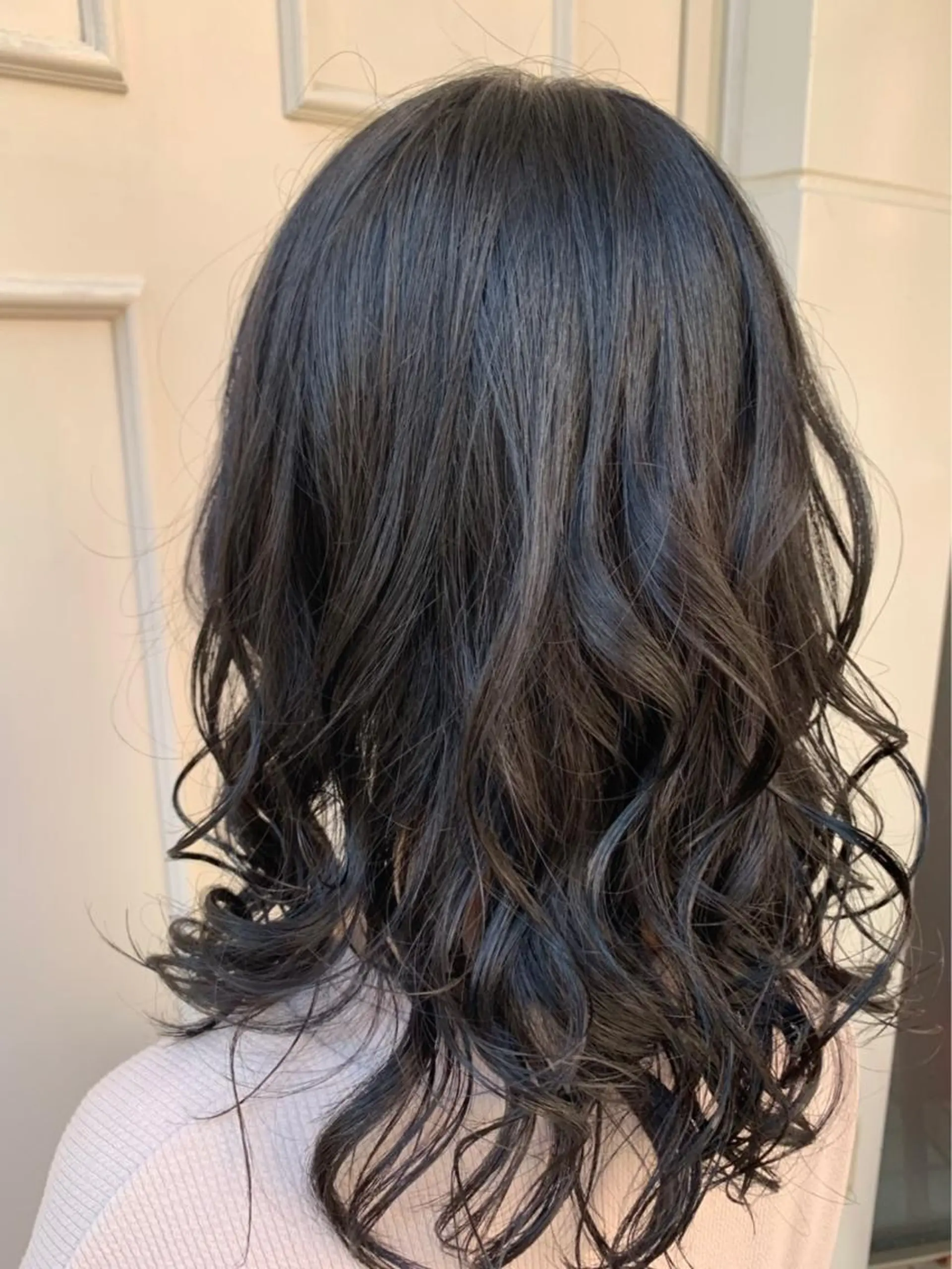 ミディアム カラー ダークグレー 🫟Blanco🫟 Color&Careのヘアスタイル