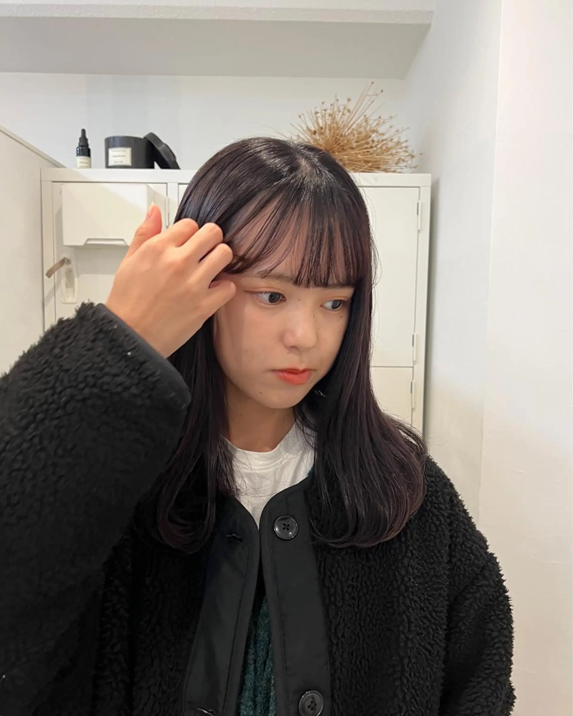 ミディアム カラー ショート・ボブパーマ 指名No.1かけるのヘアスタイル