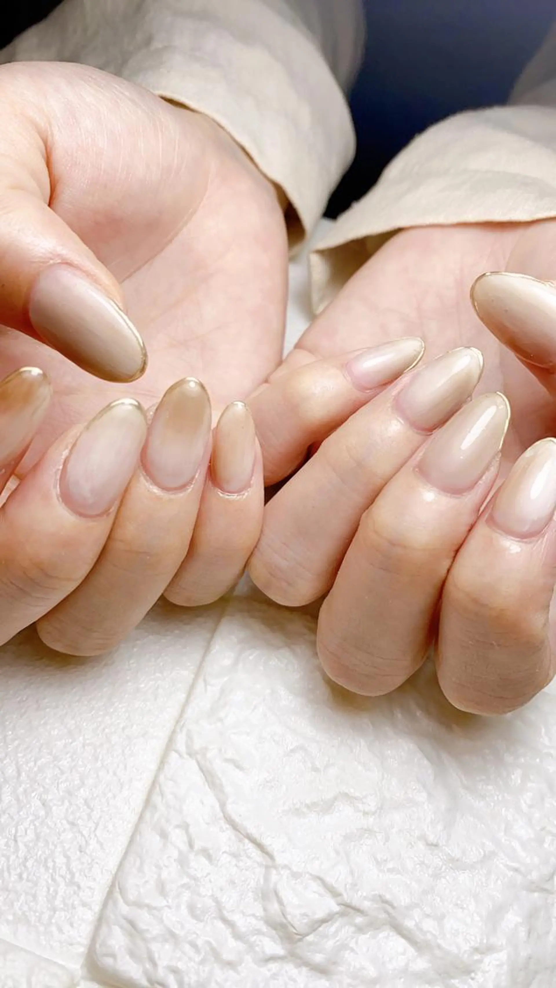 ネイル ニュアンスネイル シンプルネイル saho by. 1st empireのネイルデザイン