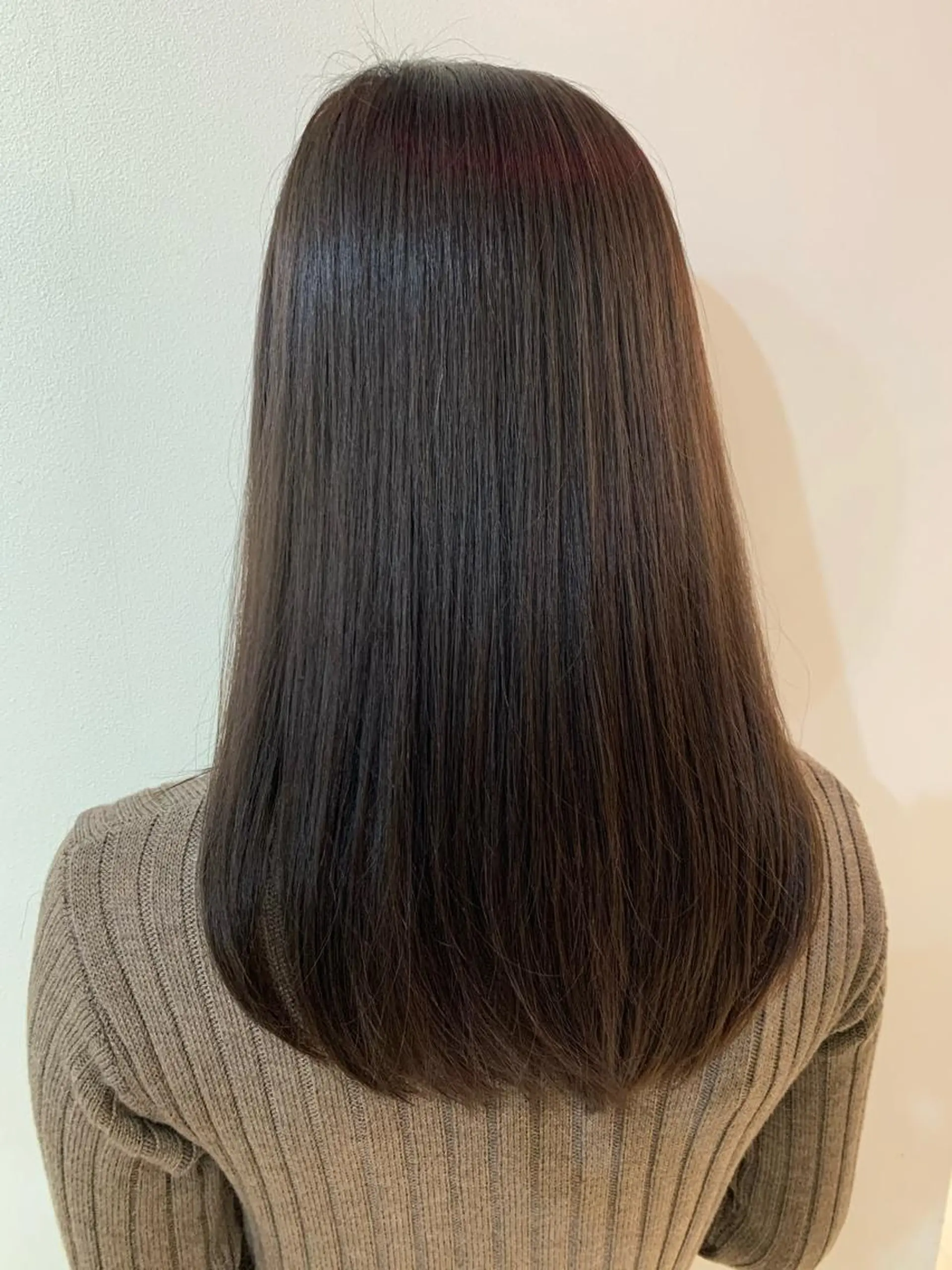 ロング カラー カット ヘアカラー なりたいが叶う ながしまじゅんきのヘアスタイル