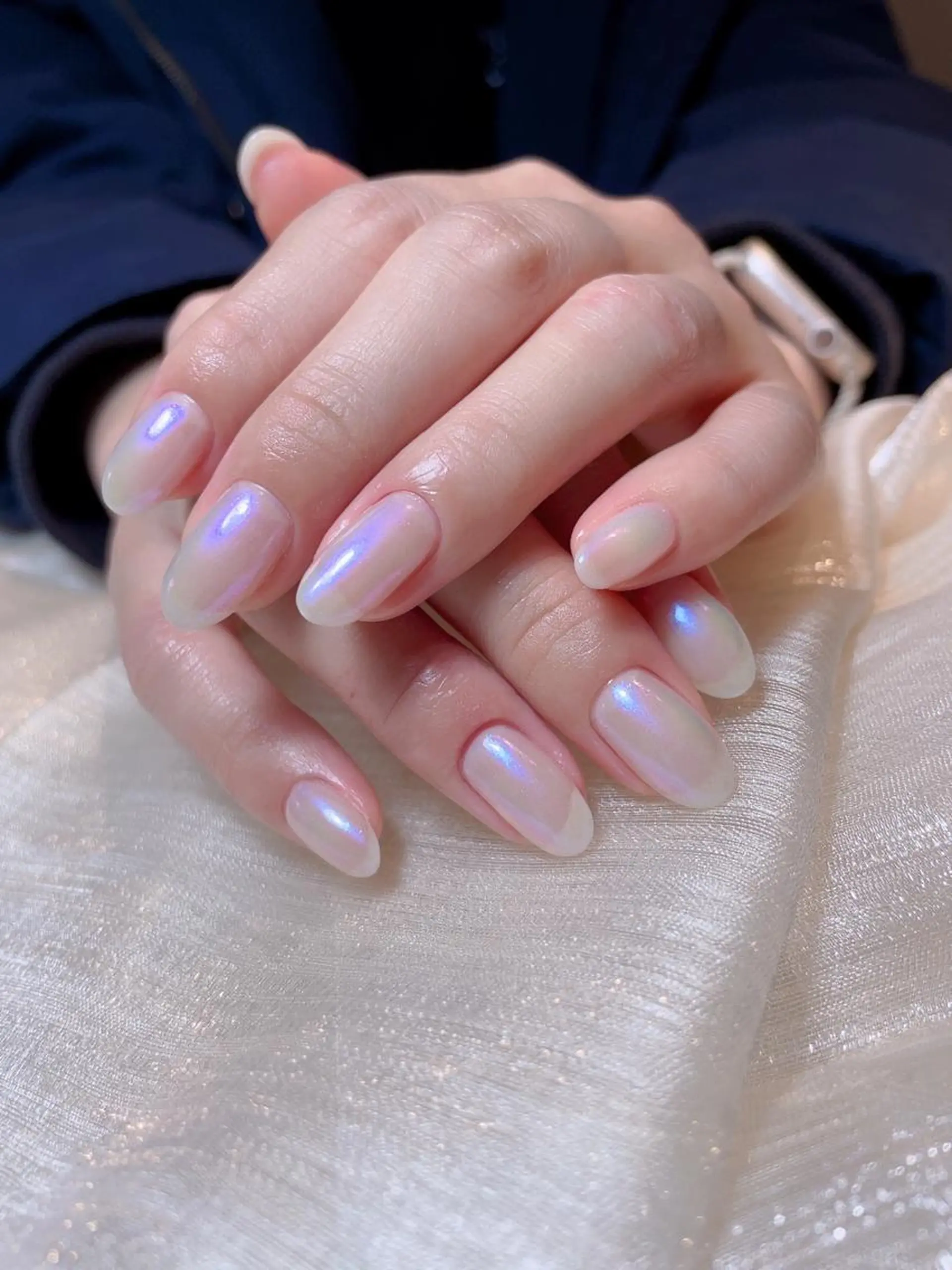 ネイル オーロラネイル ハンドネイル 南野 由希のネイルデザイン