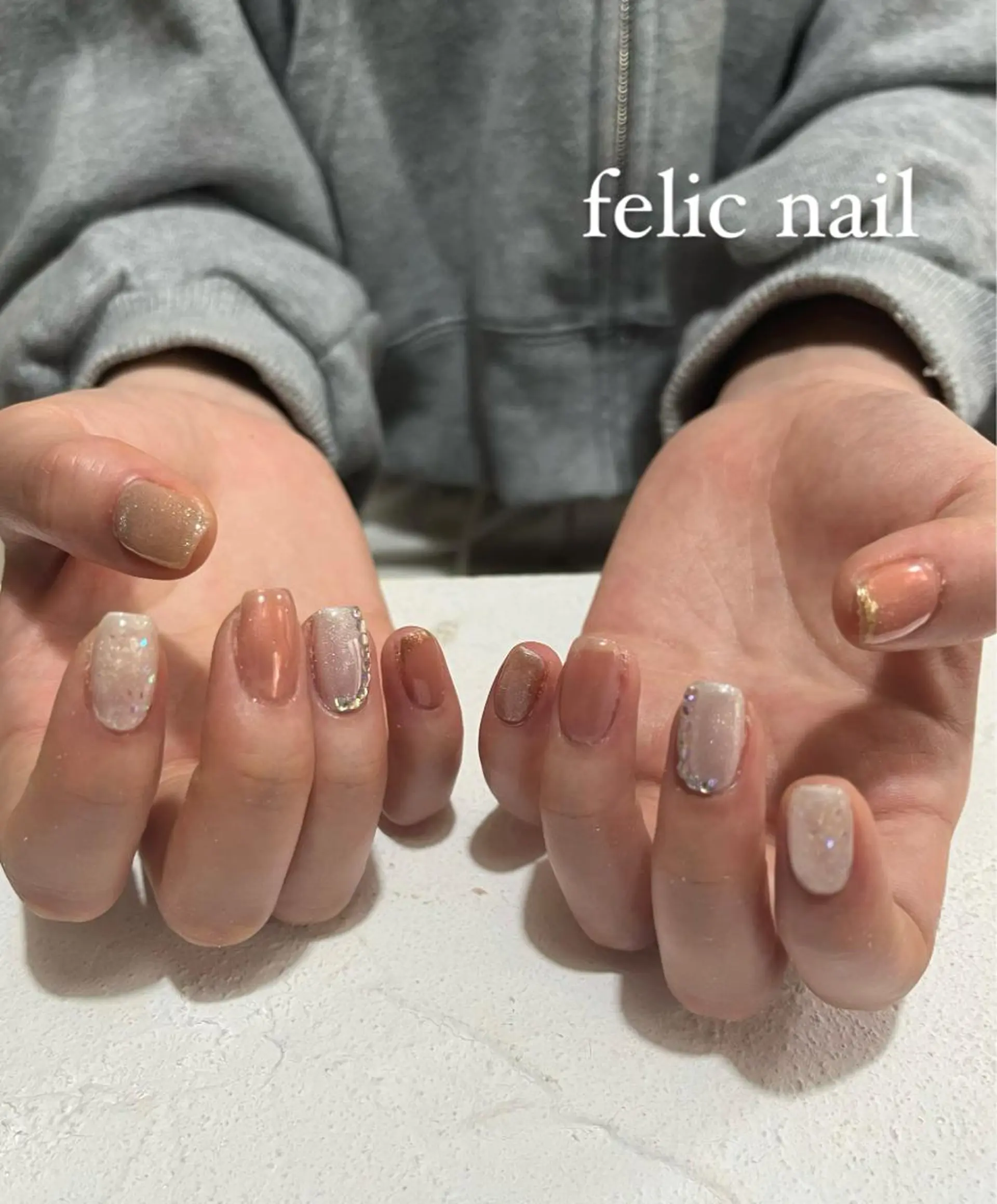 ネイル 持ち込み felice nailのネイルデザイン