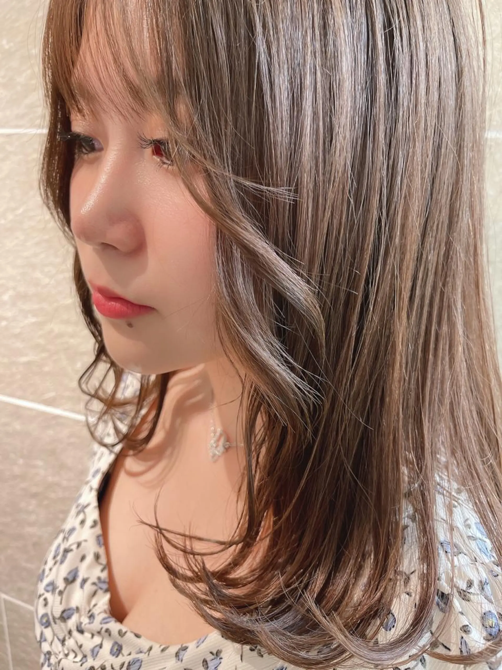 ロング カラー ヘアアレンジ 美容室sand 横浜のヘアスタイル