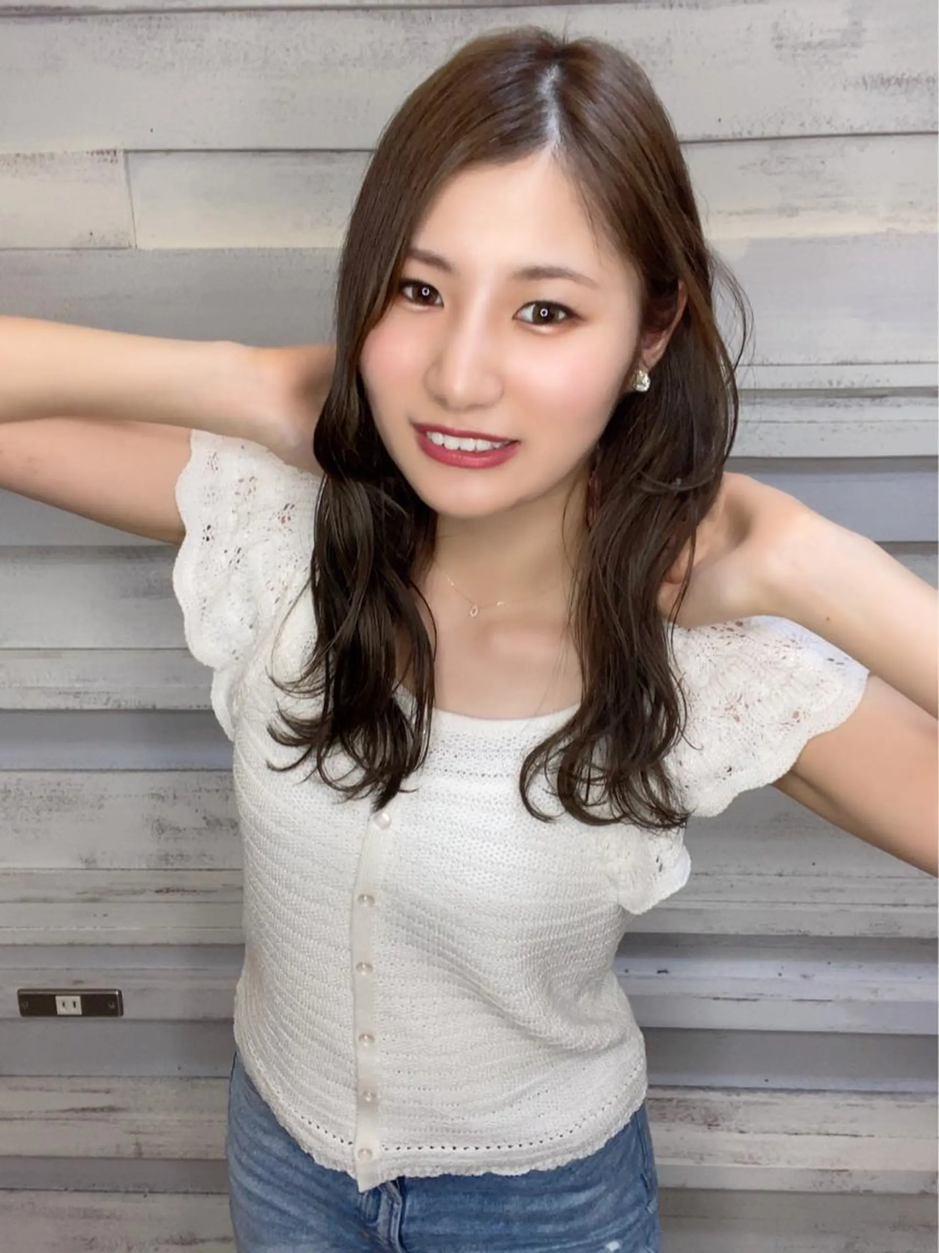 ロング メンズバレイヤージュ 斉藤春のヘアスタイル