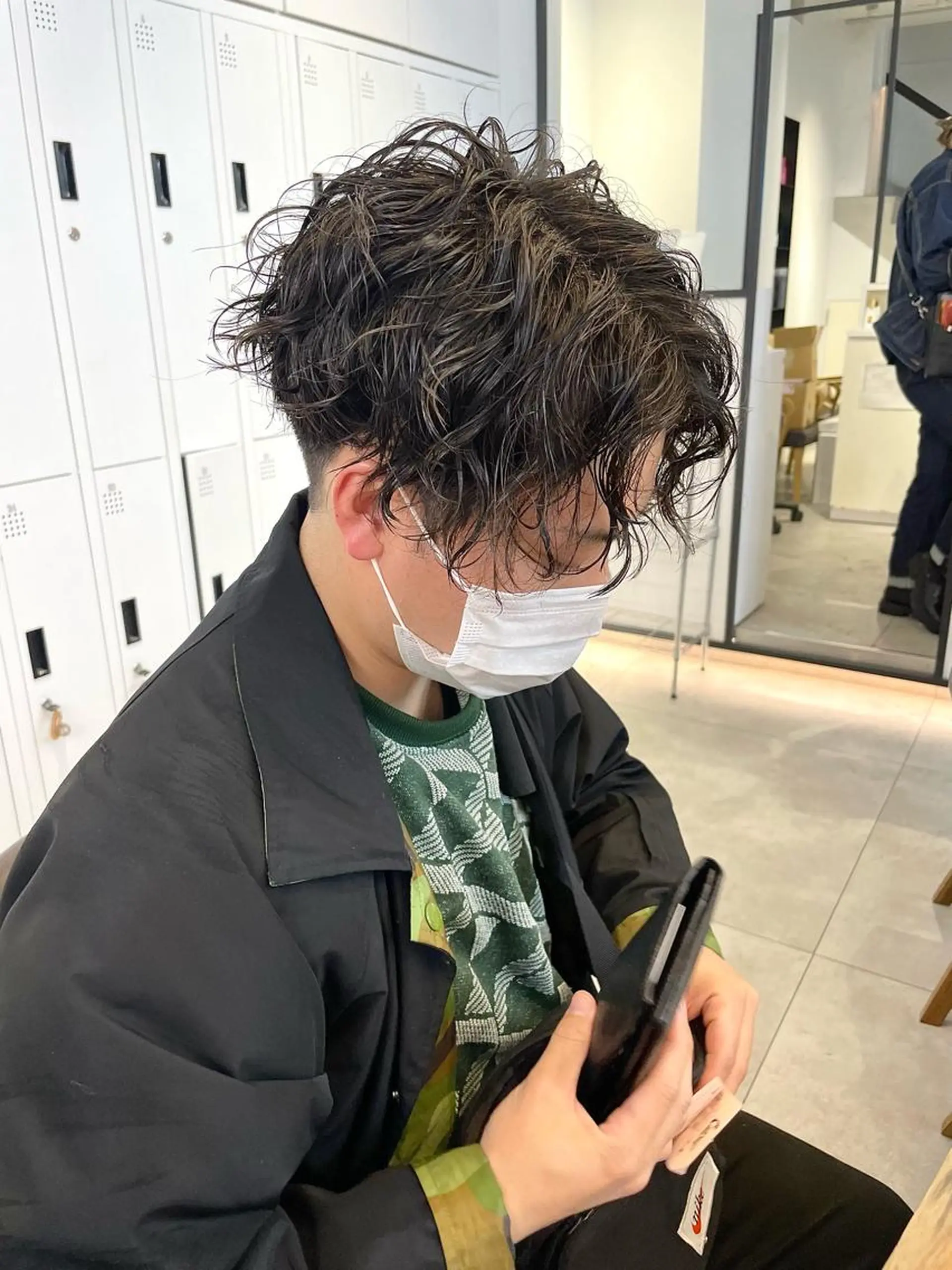 パーマ メンズ 新宿【メンズパーマ】 塩澤太一のヘアスタイル