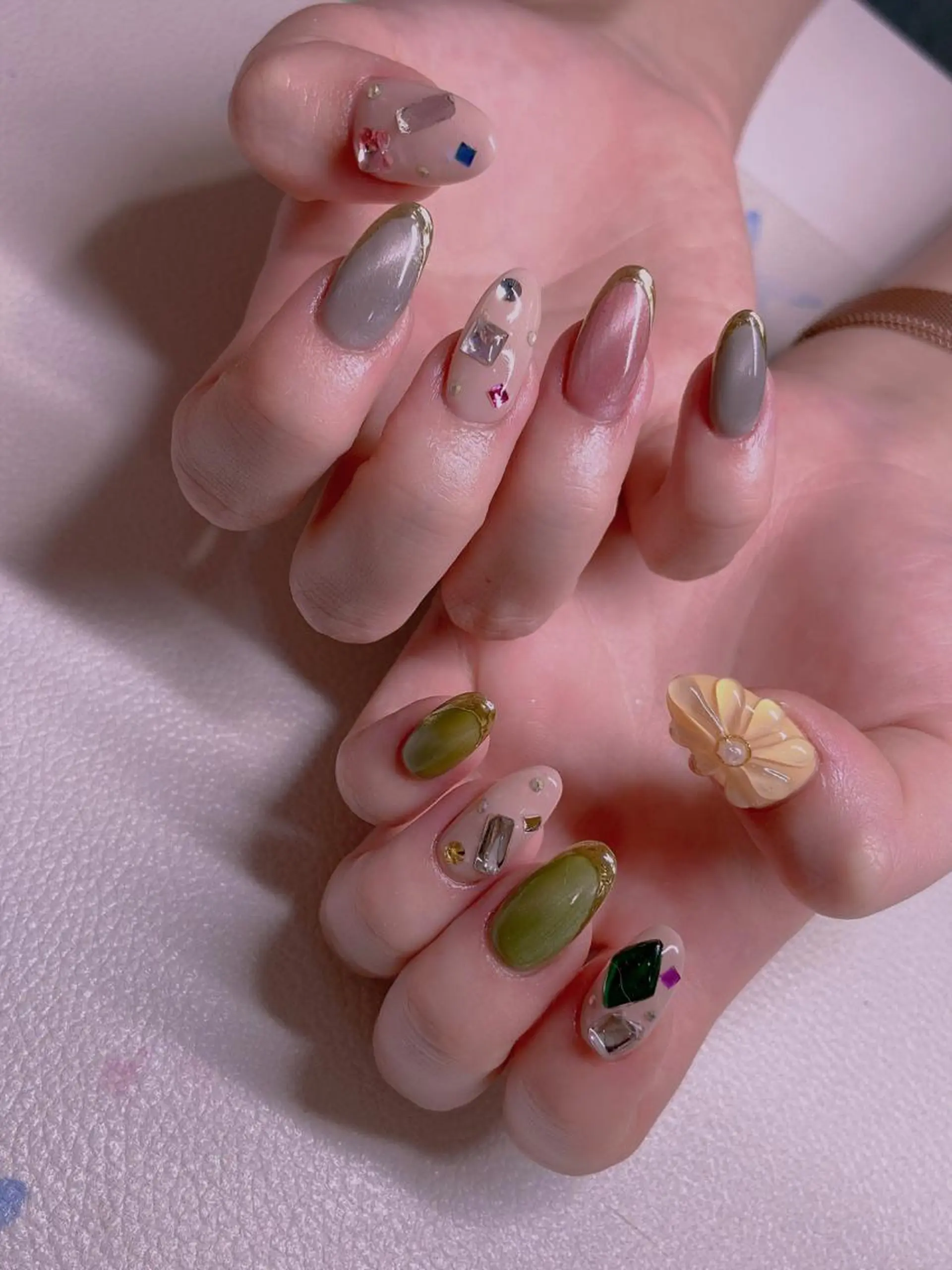 ネイル 長さだし専門店 M2　rikaのネイルデザイン