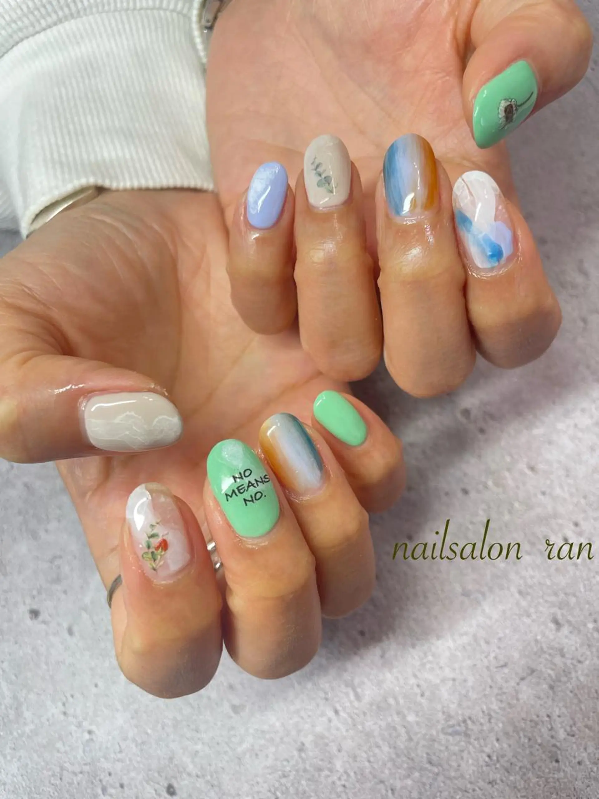 ネイル nailsalon ranのネイルデザイン