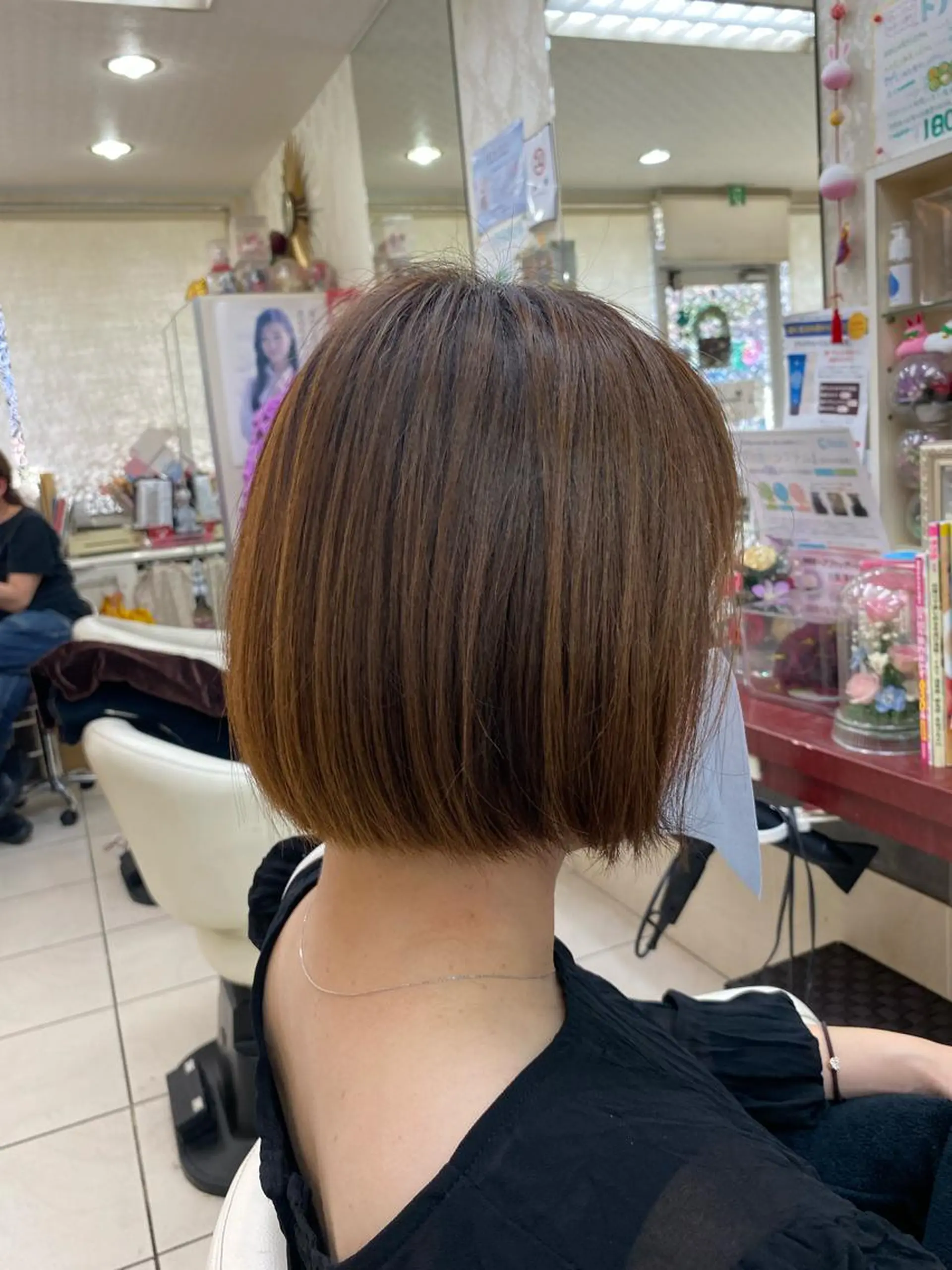 ショート ボブ 縮毛矯正専門店　美容室ハース所属・ウィリアム シュウのヘアスタイル