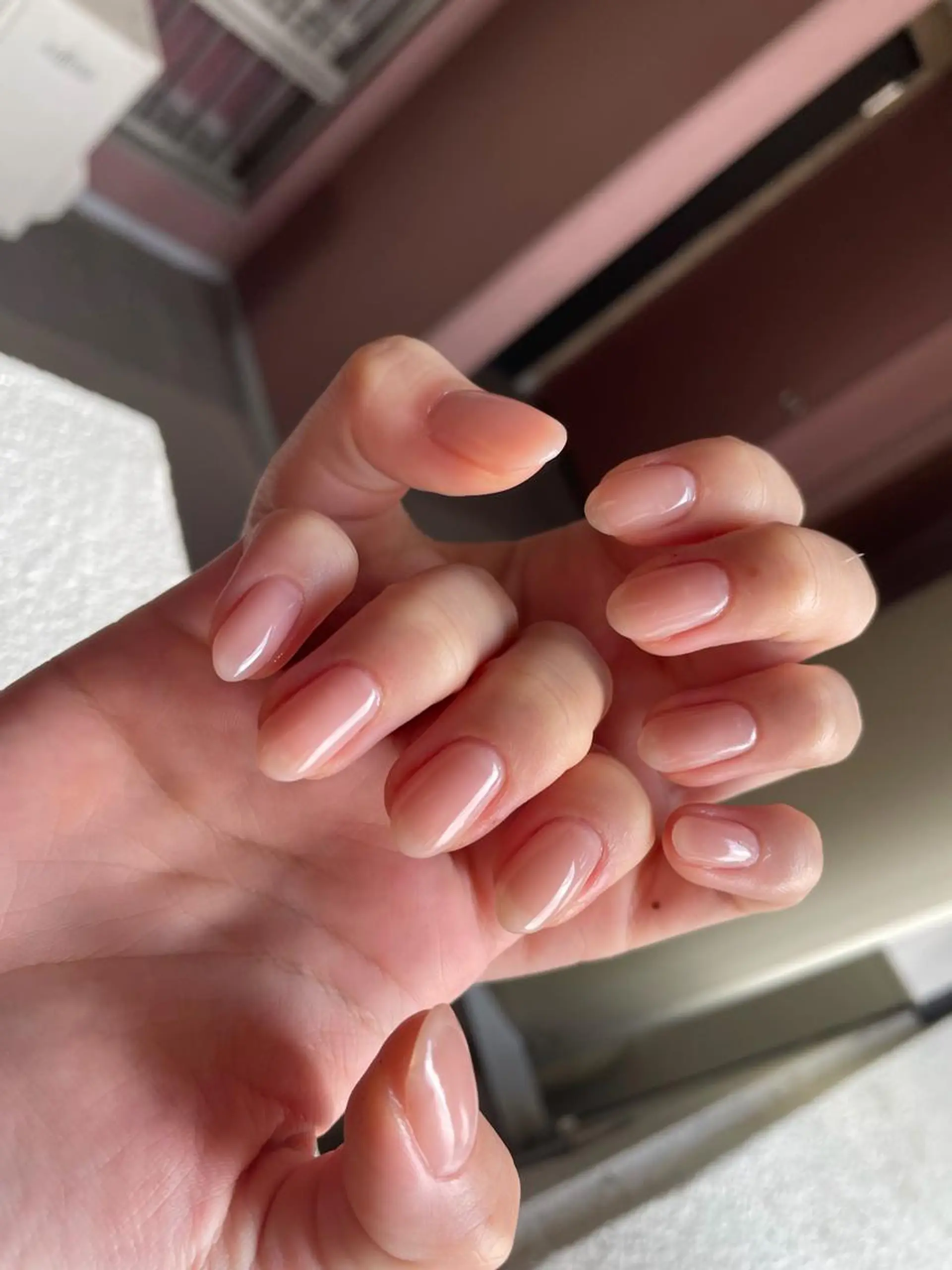 ネイル ワンカラーネイル 奥園 良恵のネイルデザイン