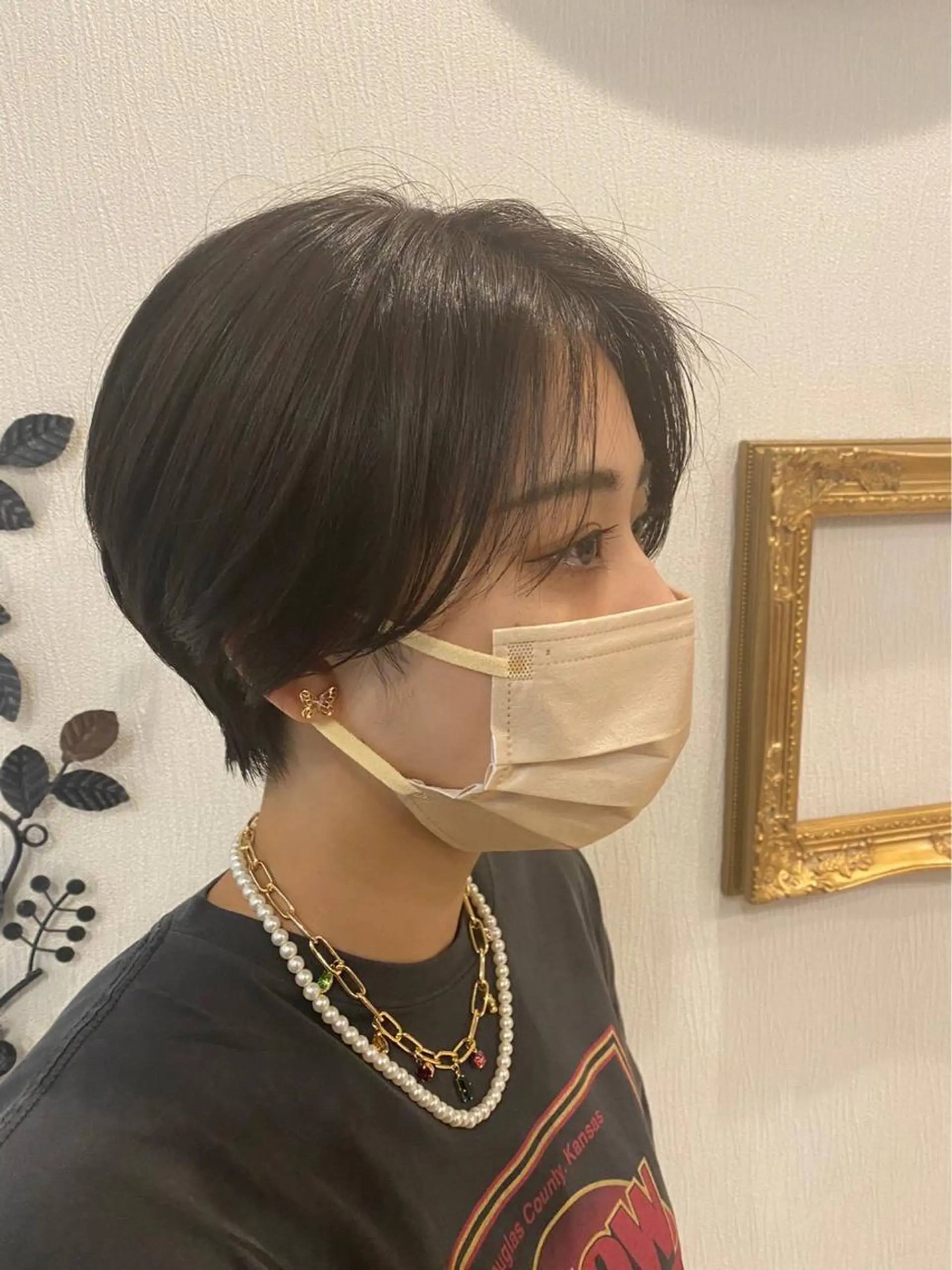 ショート ベージュ/透明感/ 桃子🎀のヘアスタイル