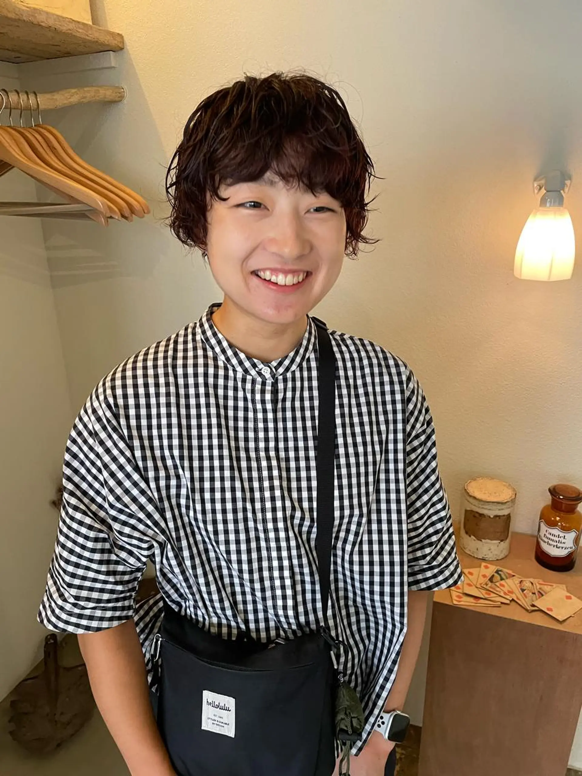 ショート カラー ヒナゴ トヨカズのヘアスタイル