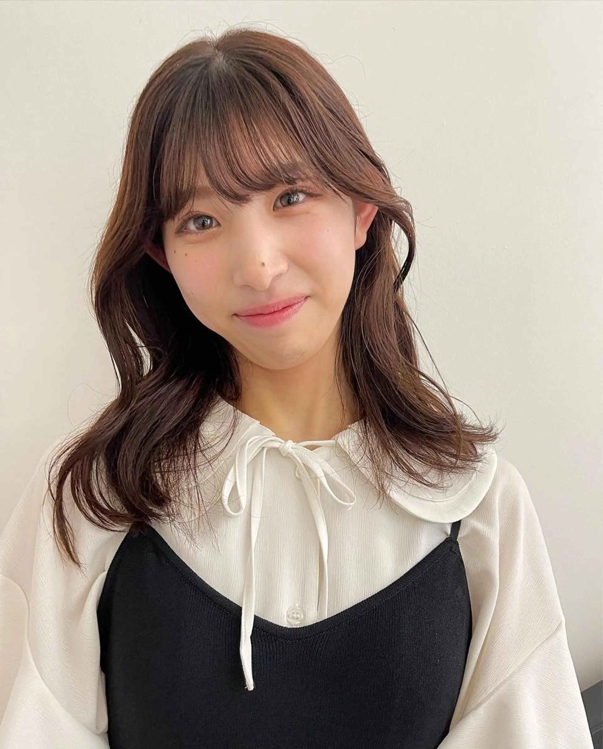 セミロング カラー カット ヘアカラー トリートメント zestKalon 🔗IBUのヘアスタイル