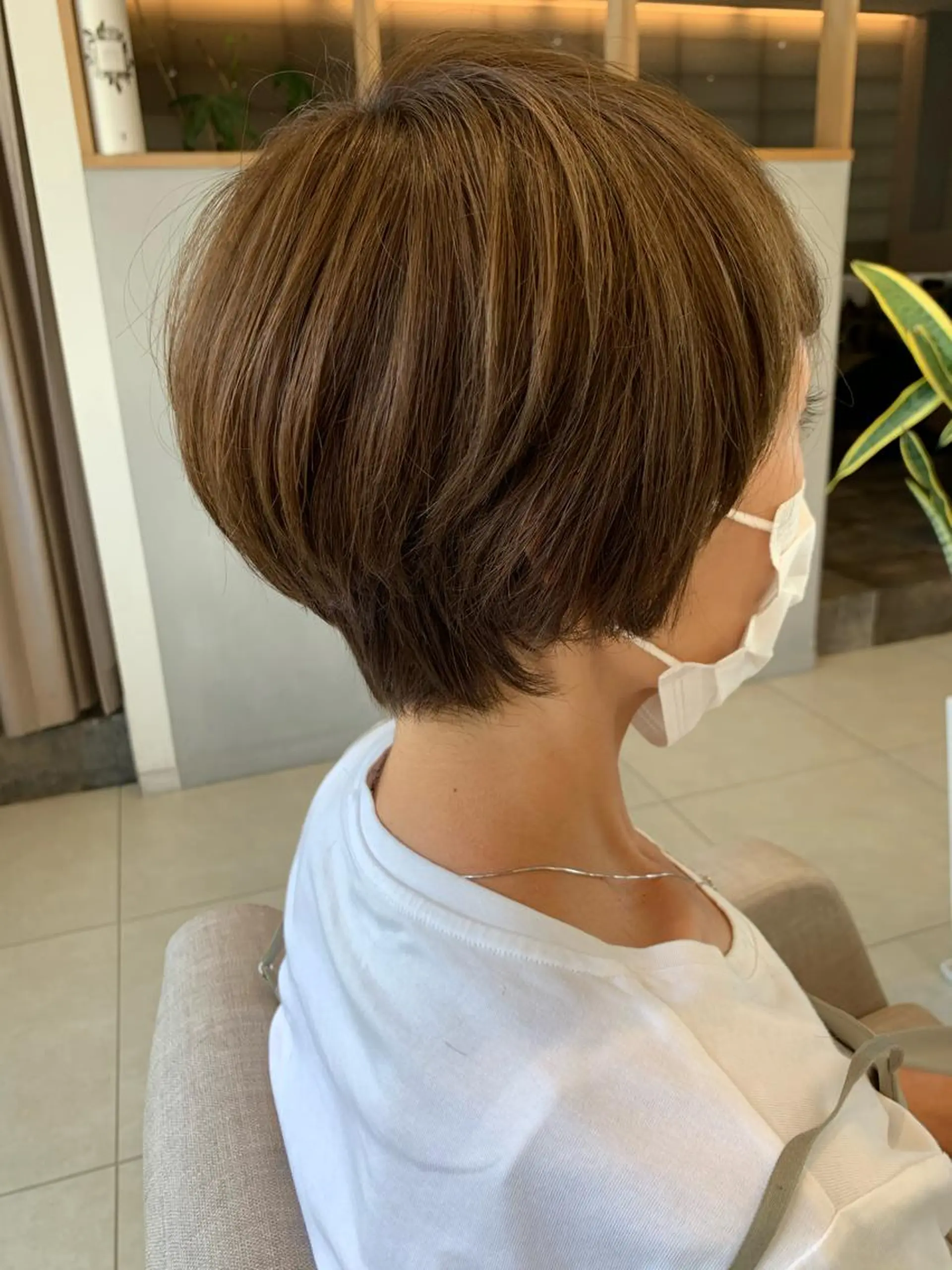 ショート 吹田 駿 髪質改善縮毛矯正のヘアスタイル