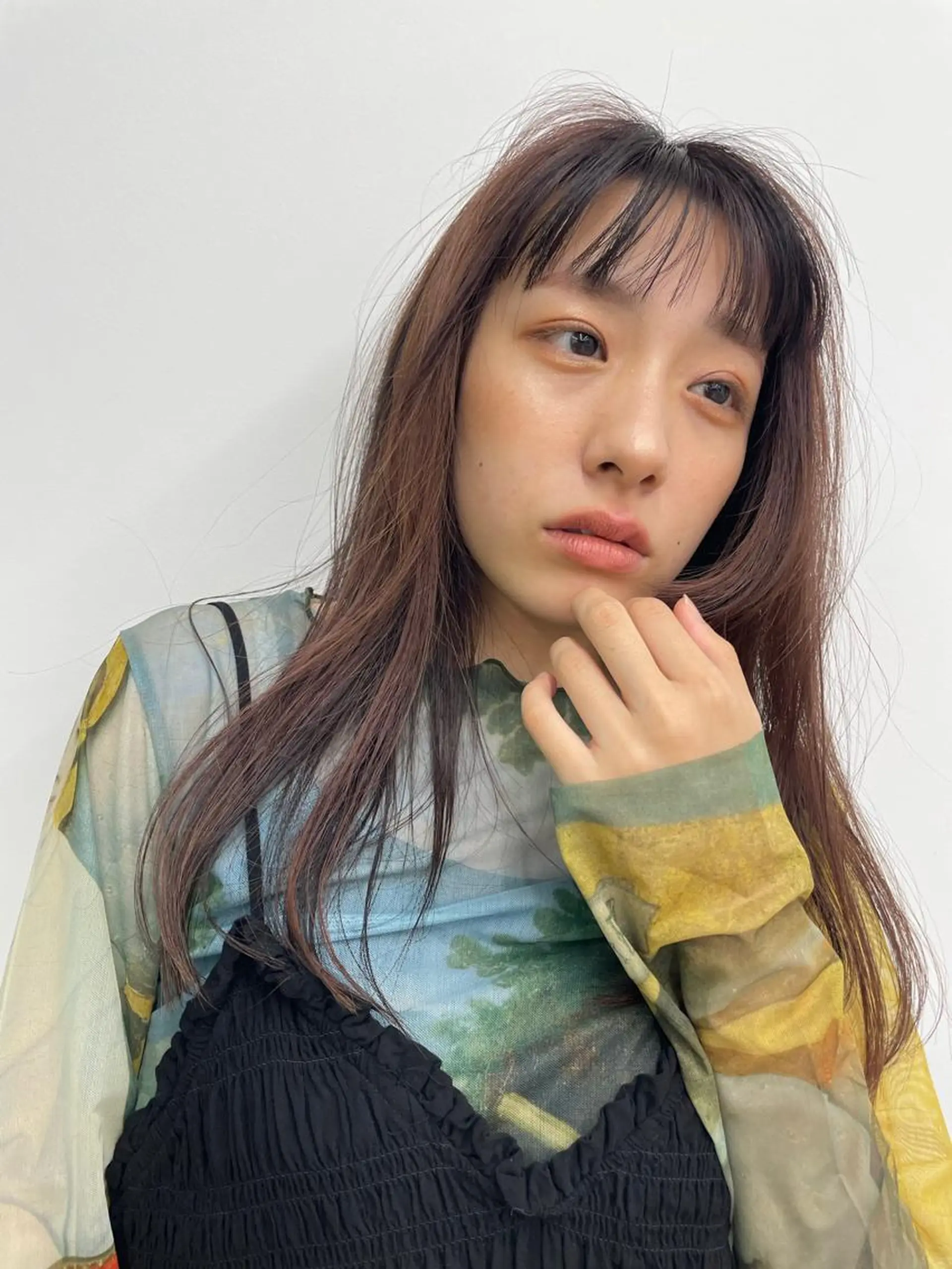 ロング カラー sica所属・スタイル撮影 モデル募集momoのヘアスタイル