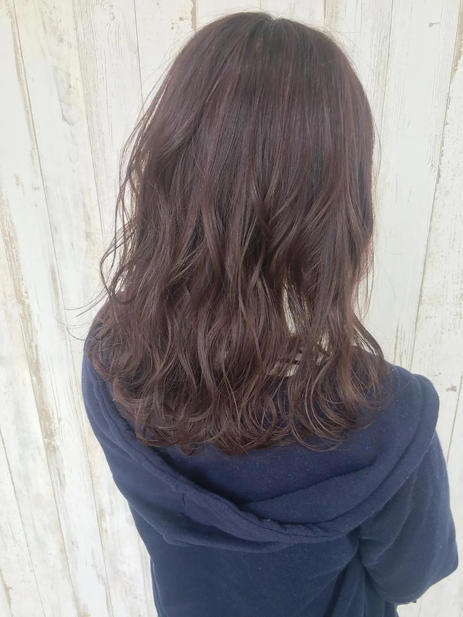 ロング カラー グレージュ イルミナカラー カット ヘアカラー トリートメント HAIR&MAKE.sia所属・心斎橋ボブ 好原良真のヘアスタイル