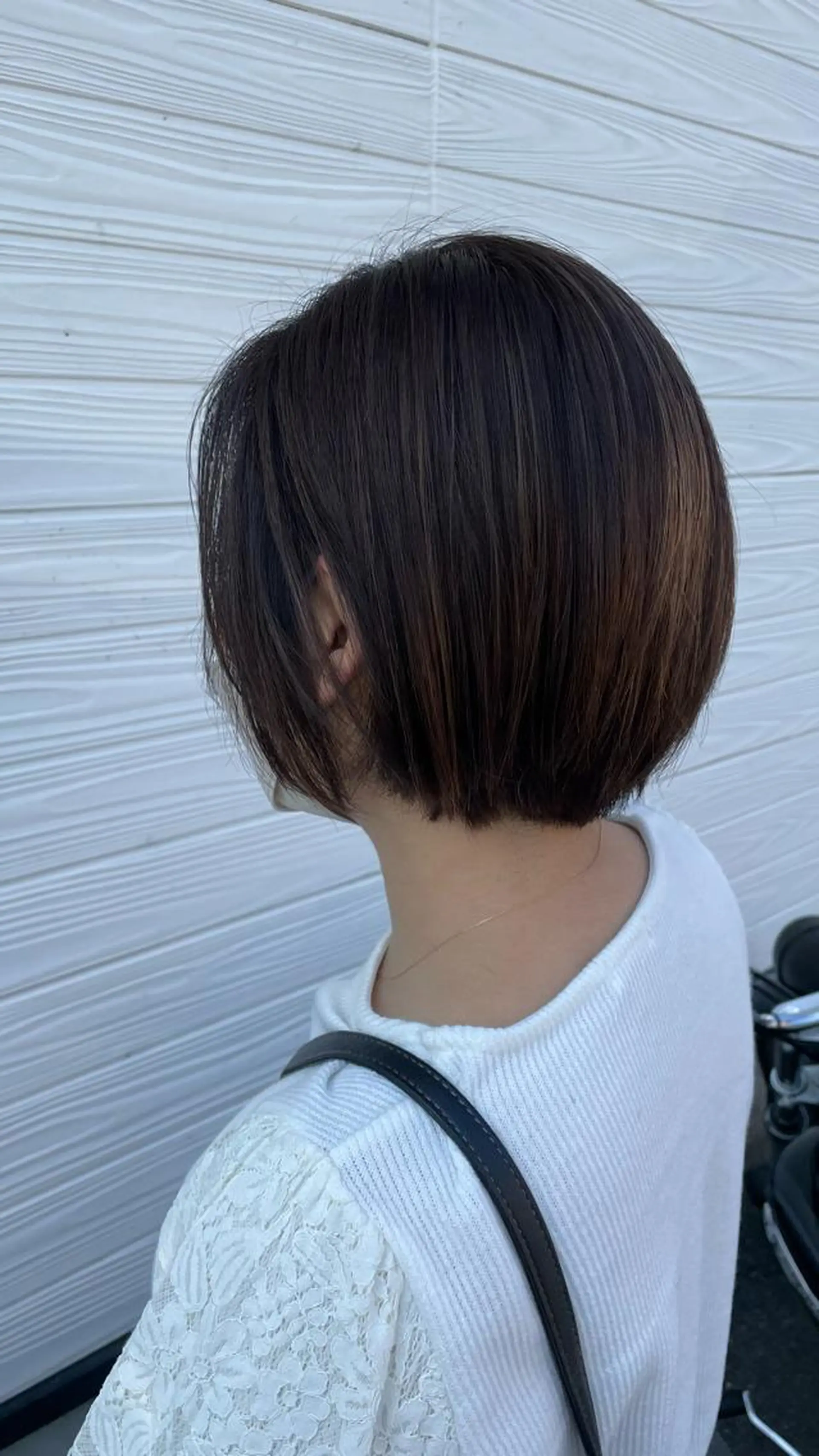 ショート カット ヘアカラー ビヨウシツトリコ よねたにみなのヘアスタイル