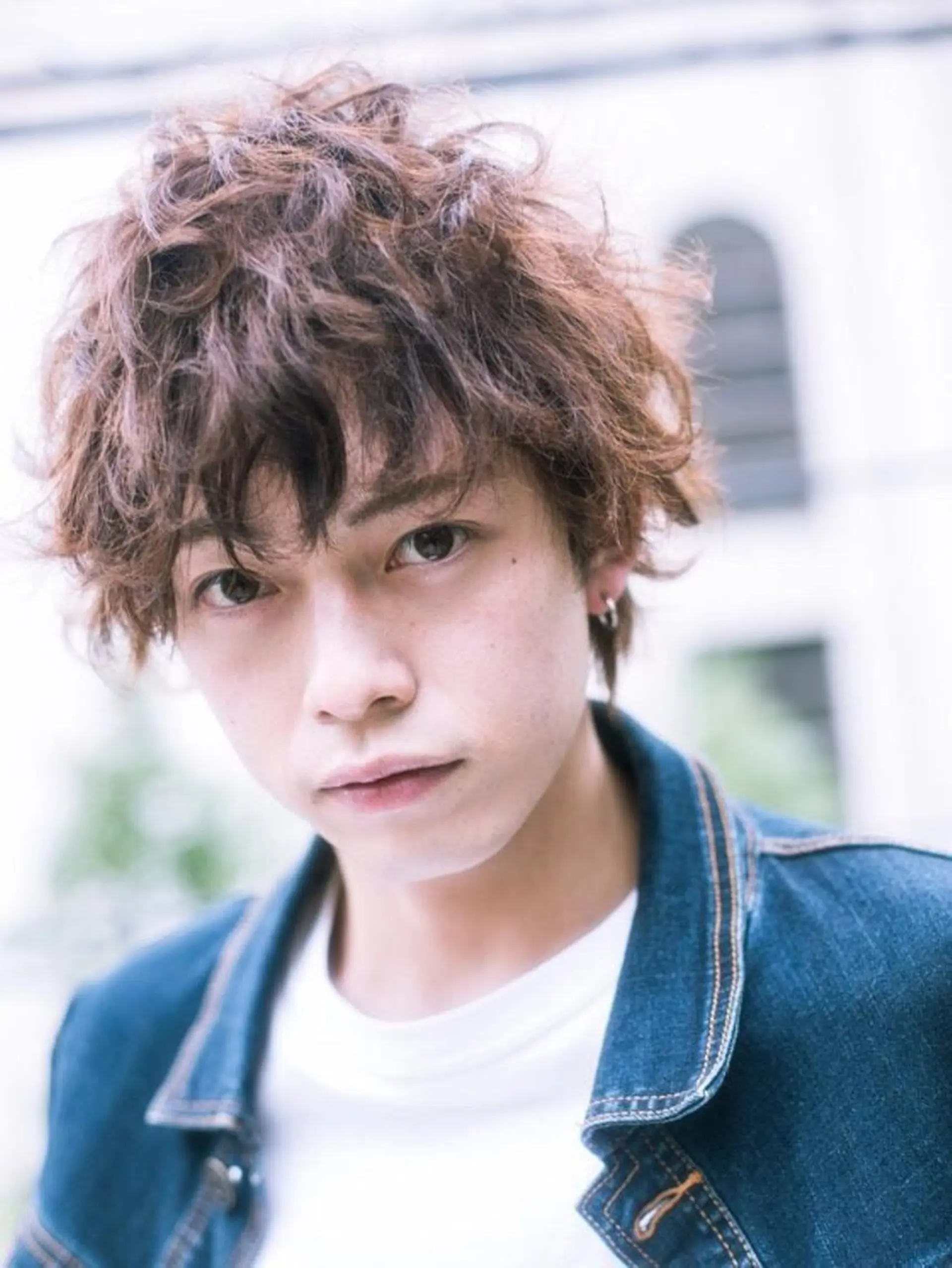 メンズ ハイライト&曲がる 縮毛矯正特化 玉置のヘアスタイル