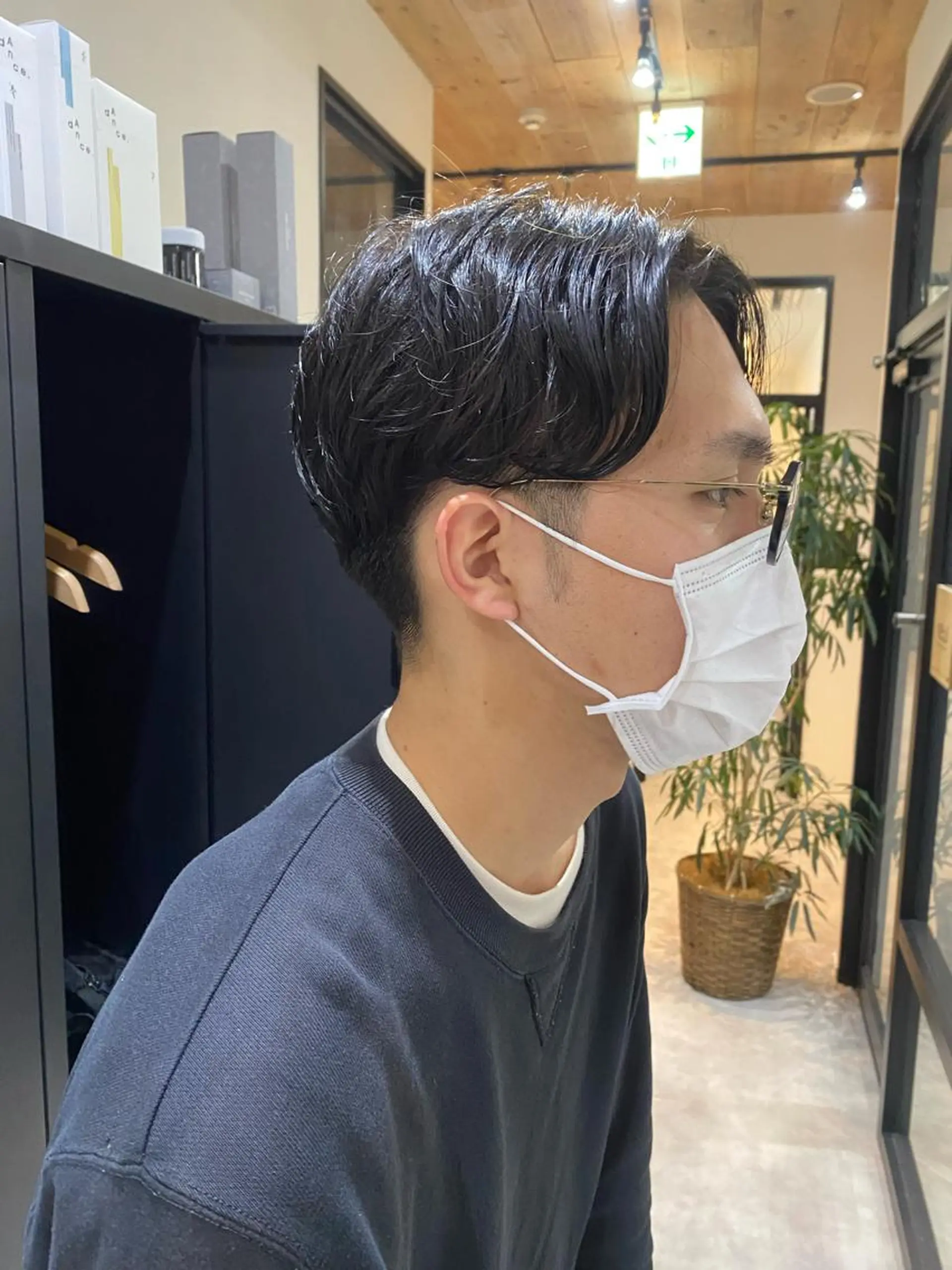 ショート パーマ メンズ メンズ韓国風 メンズパーマ 韓国風ヘア ニュアンスパーマ カット パーマ 🍑艶髪✖️暖色系 ✨momoka🍑のヘアスタイル