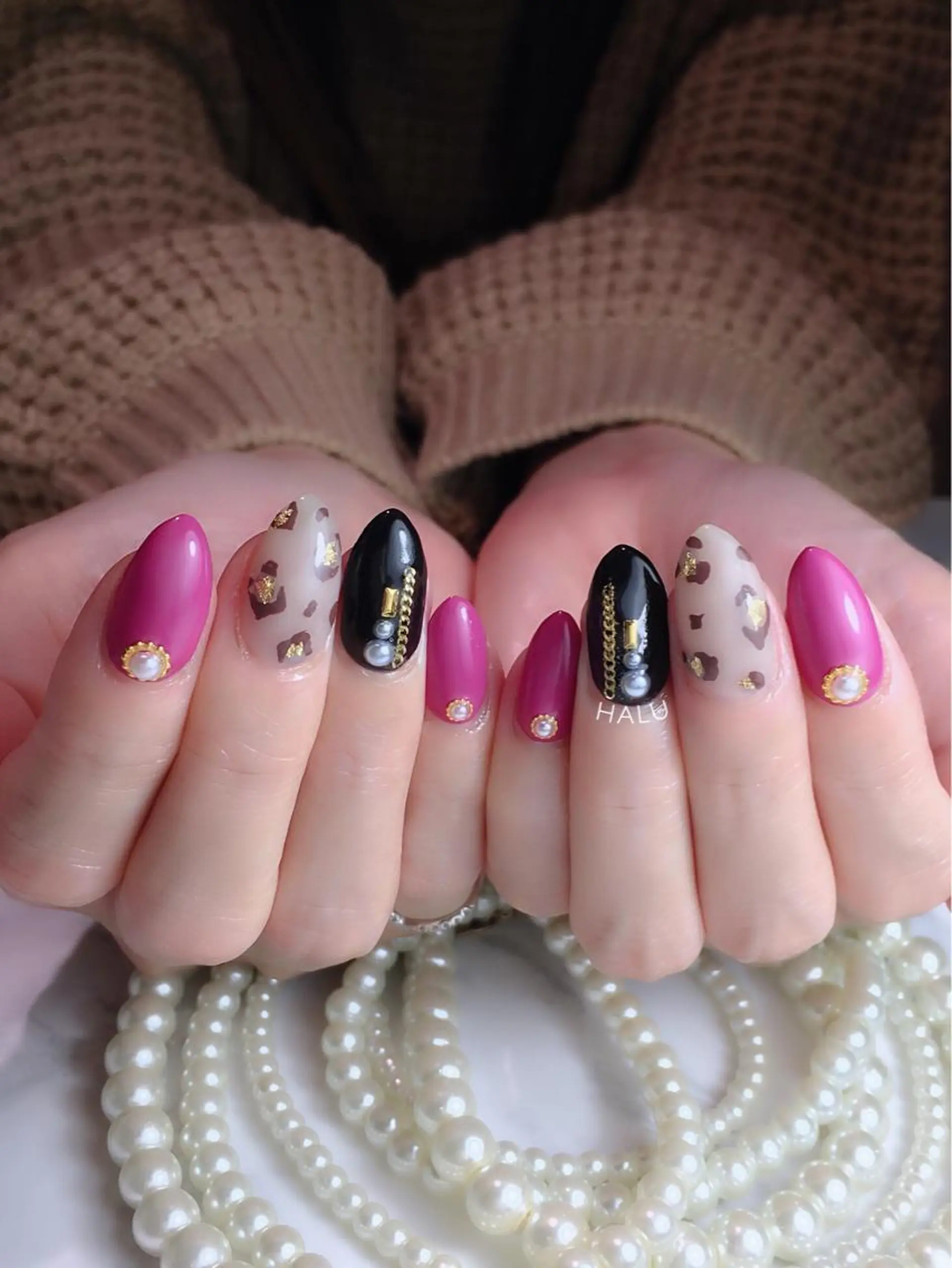 ネイル アニマル柄 HALU ハルのネイルデザイン