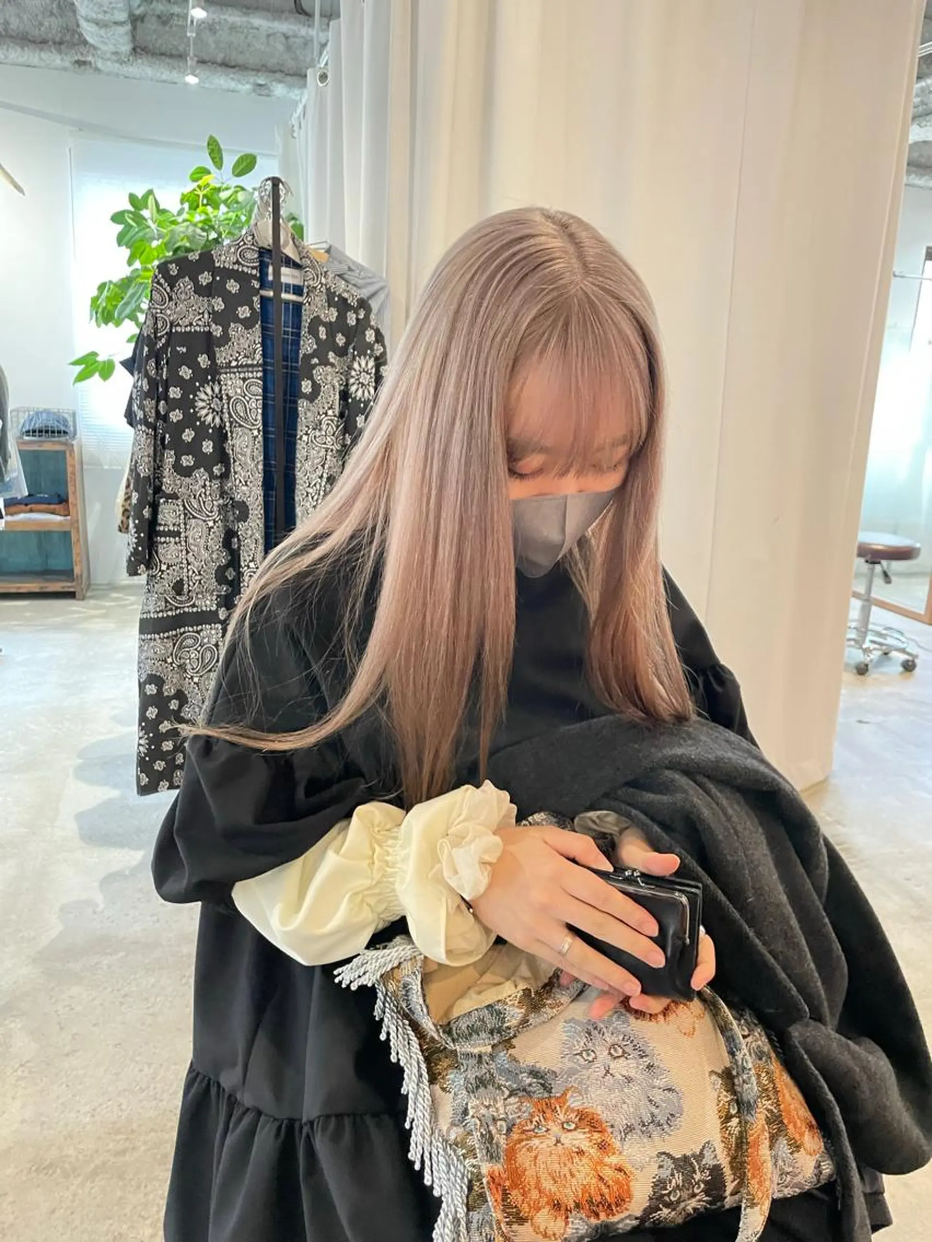 ロング カラー ブリーチ ブロンド ヘアカラー Takuma Suzuki中目黒のヘアスタイル