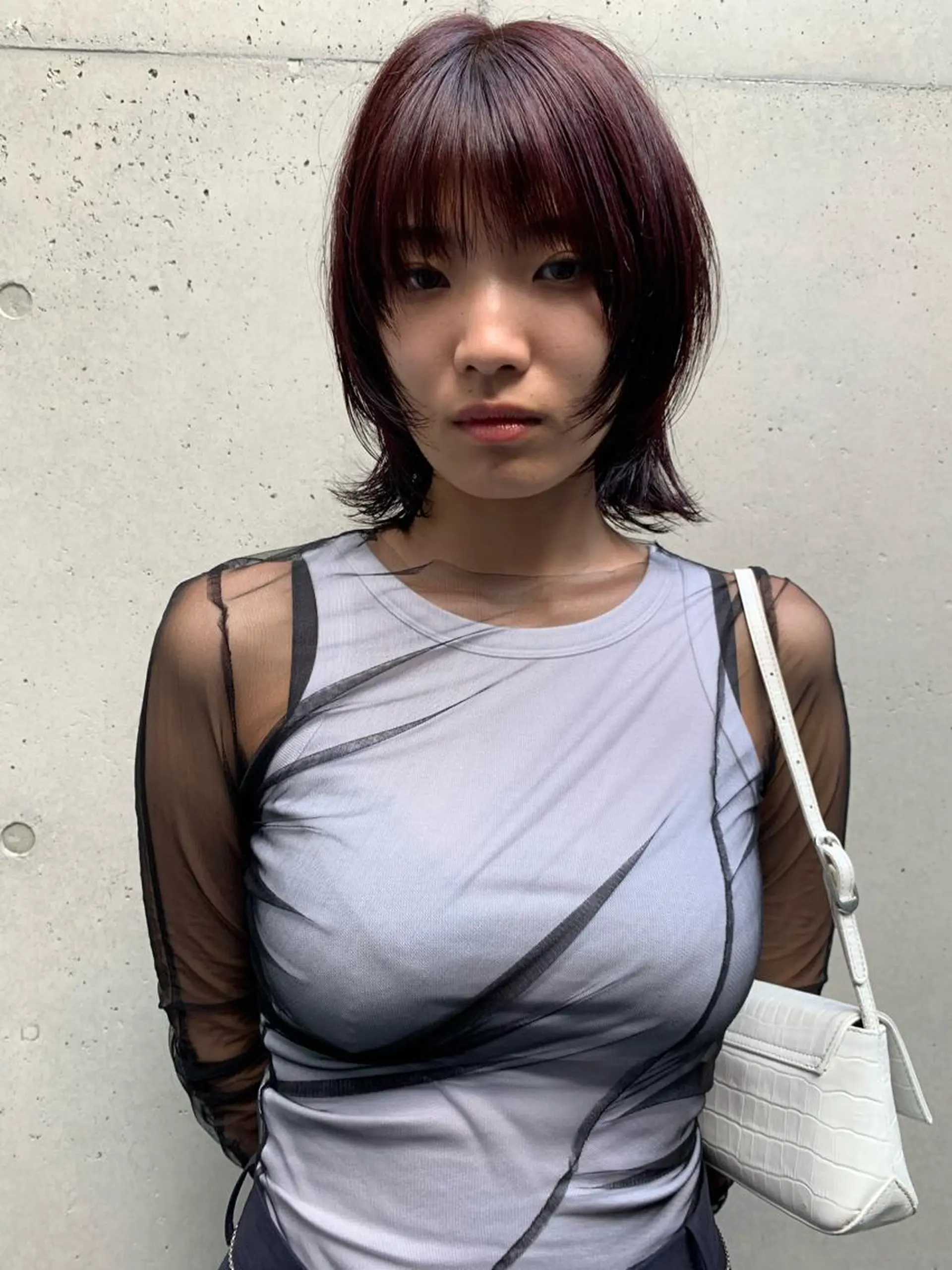 ショート カラー カット ヘアカラー 《ウルフ/レイヤー/ 似合わせ》山本祐輔のヘアスタイル