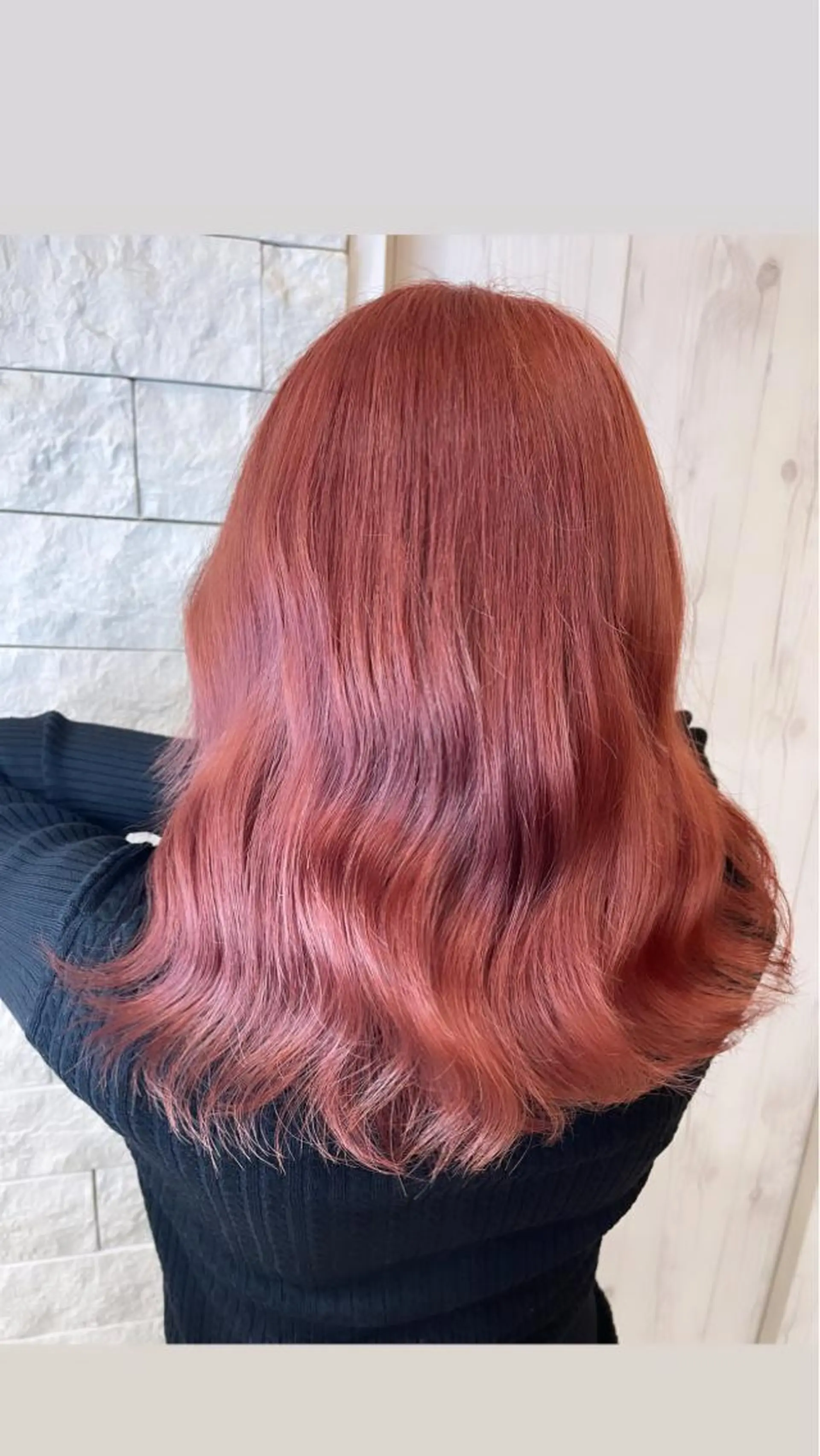 カラー ブリーチ ピンクカラー 名古屋のピンク好き かずくん🦩のヘアスタイル