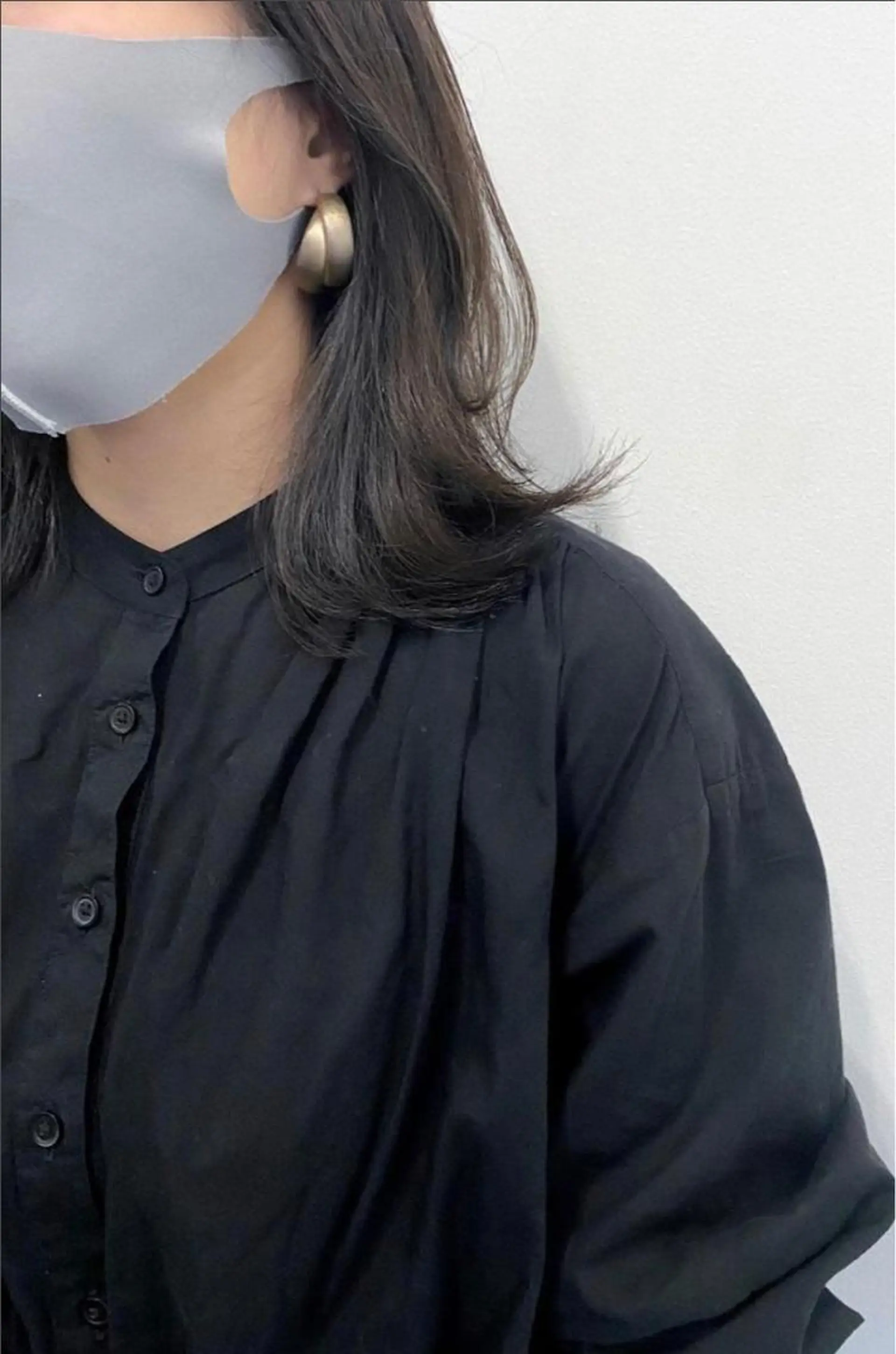 ミディアム カラー THE DAY所属・AKI HASHIMOTOのヘアスタイル