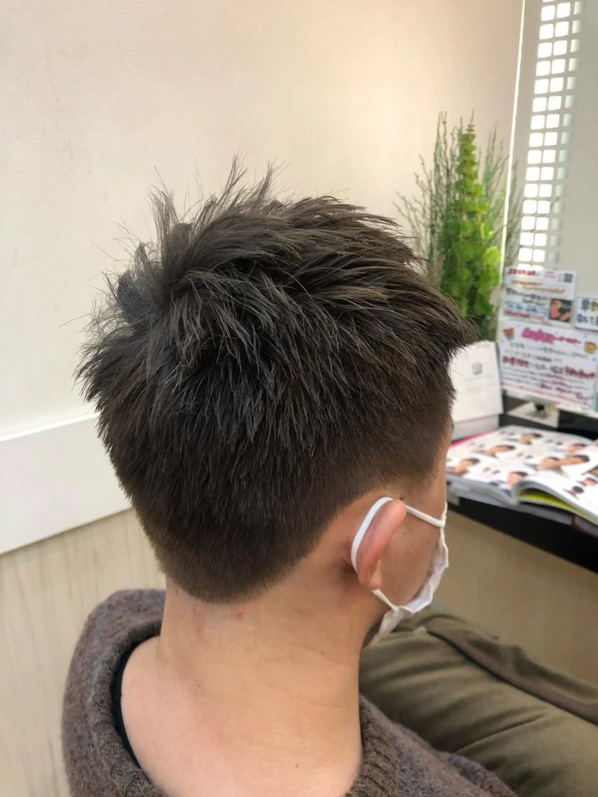 ショート カラー メンズ ショートボブ アクアカラー ボブ 髪質改善 ショートヘア リリー /Men's/パーマのヘアスタイル