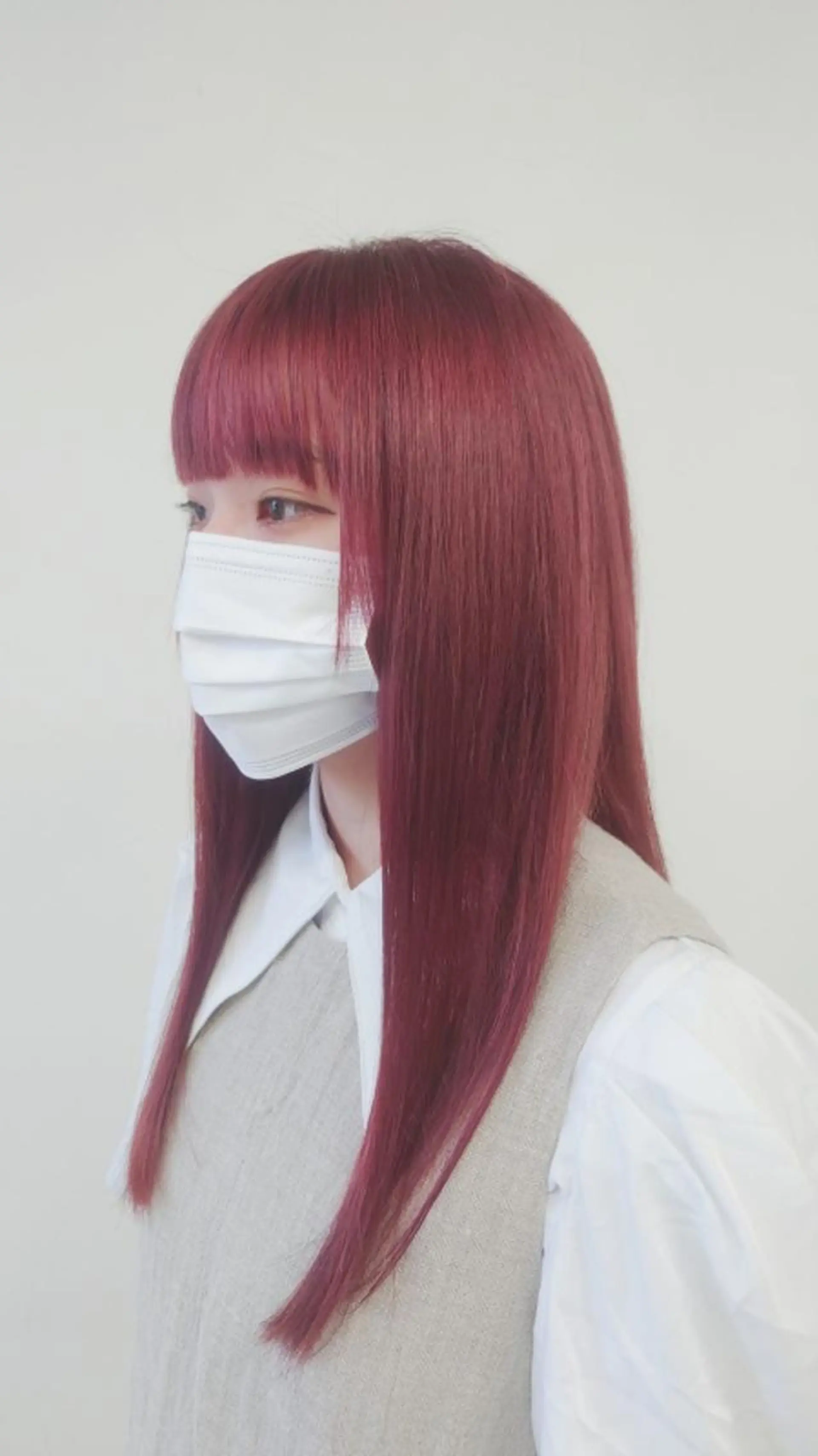 ロング カラー ピンクカラー 山田 賢二のヘアスタイル