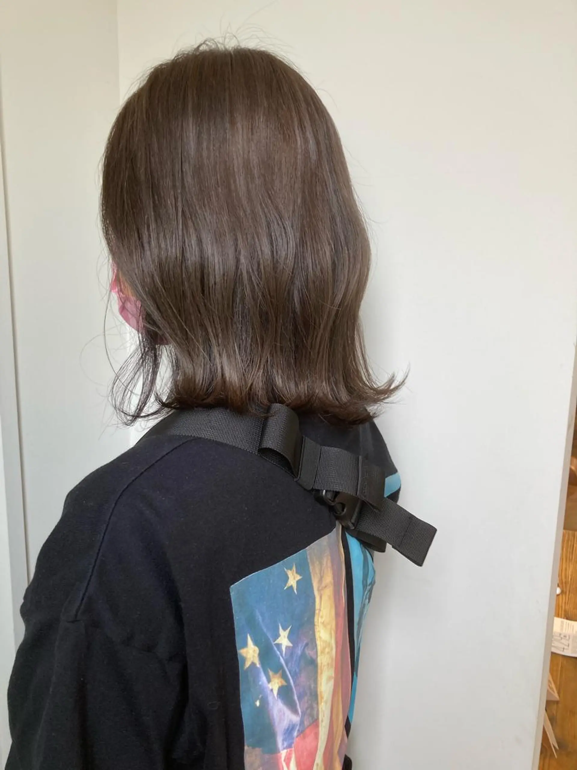 ミディアム カラー ベージュカラー カット 縮毛矯正 小木曽智美 /ボブ/ショートのヘアスタイル