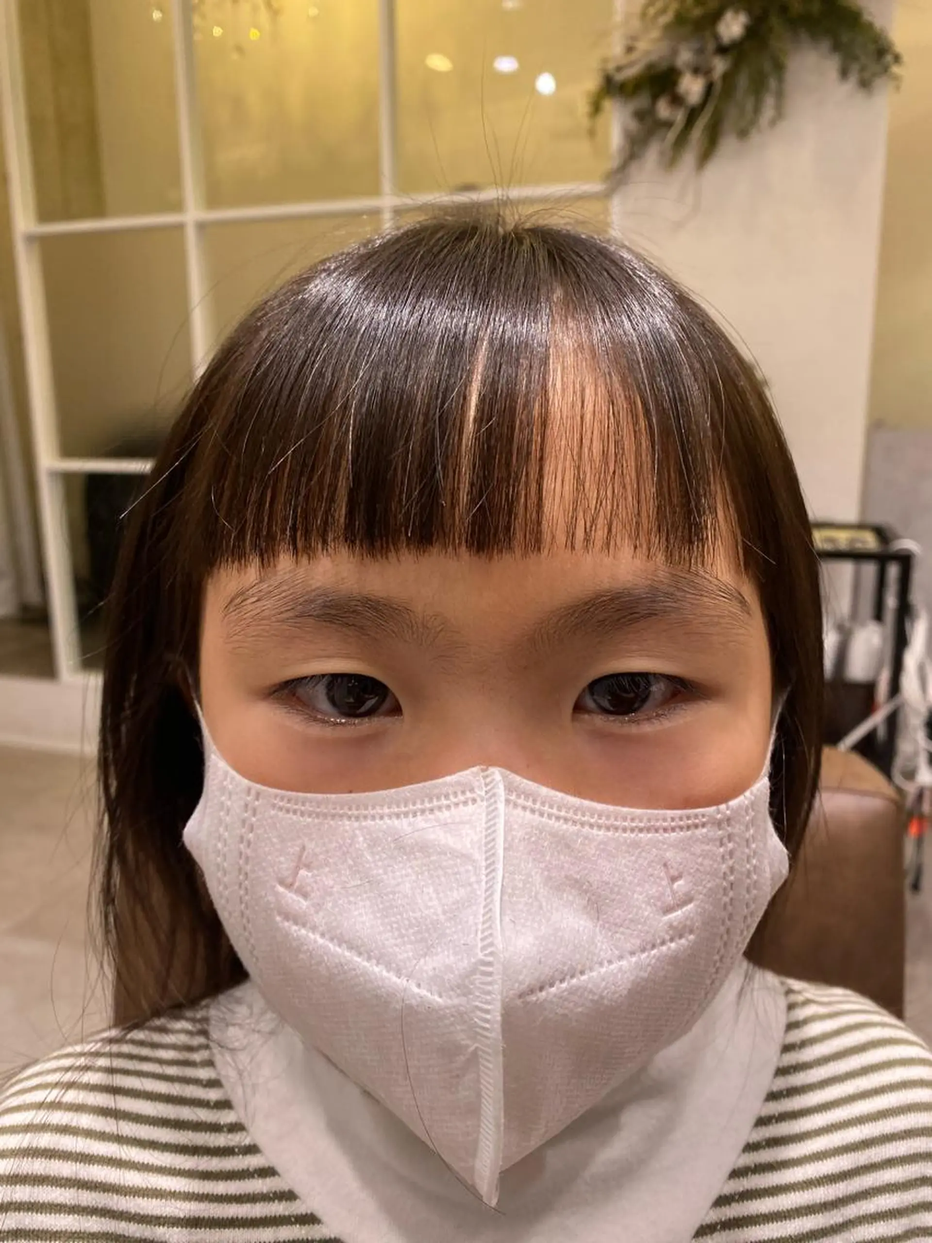 キッズ カット 大久保 優香のヘアスタイル