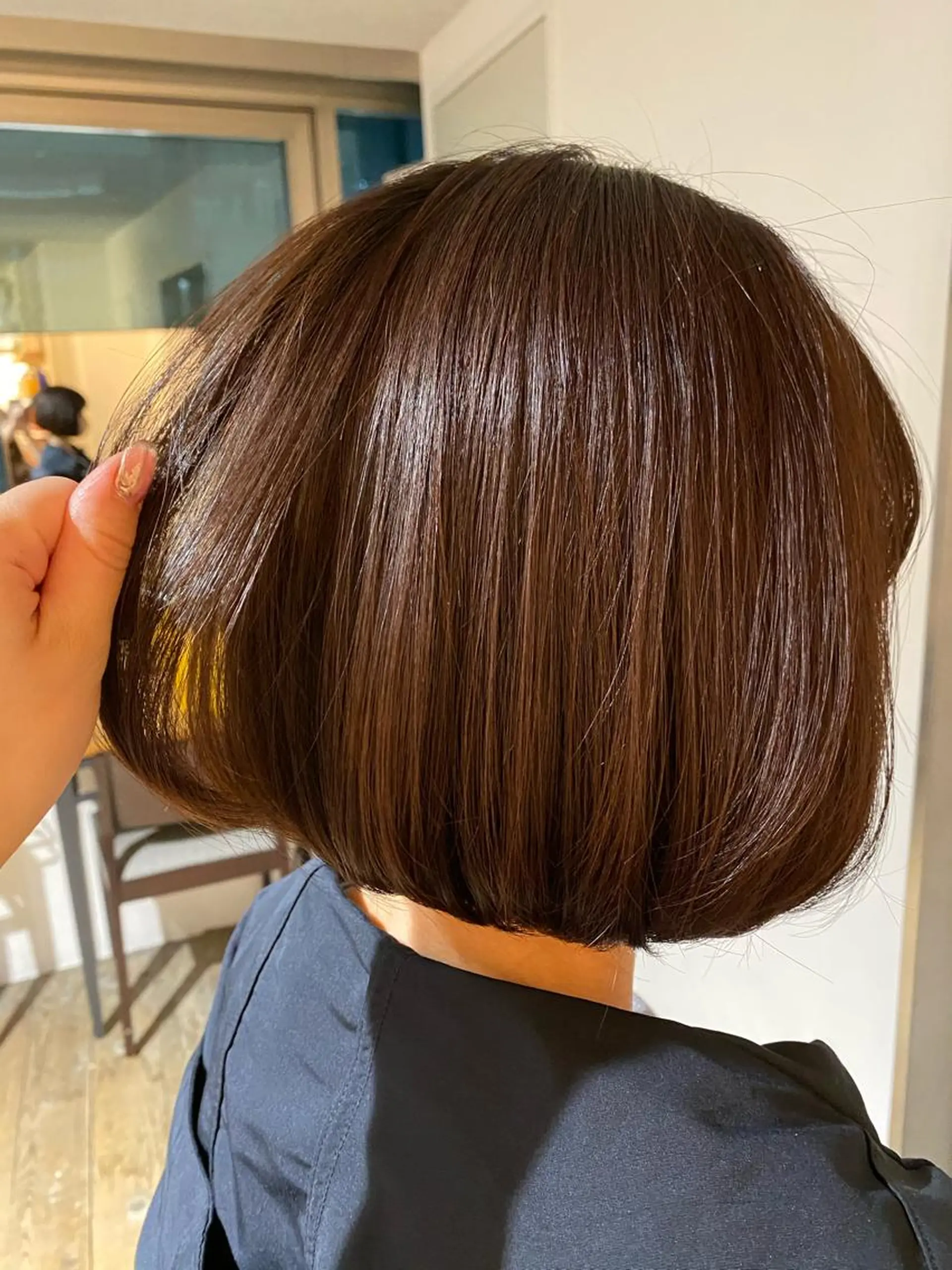 ショート 顔周り/くびれヘア 韓国ヘア💕風間るなのヘアスタイル