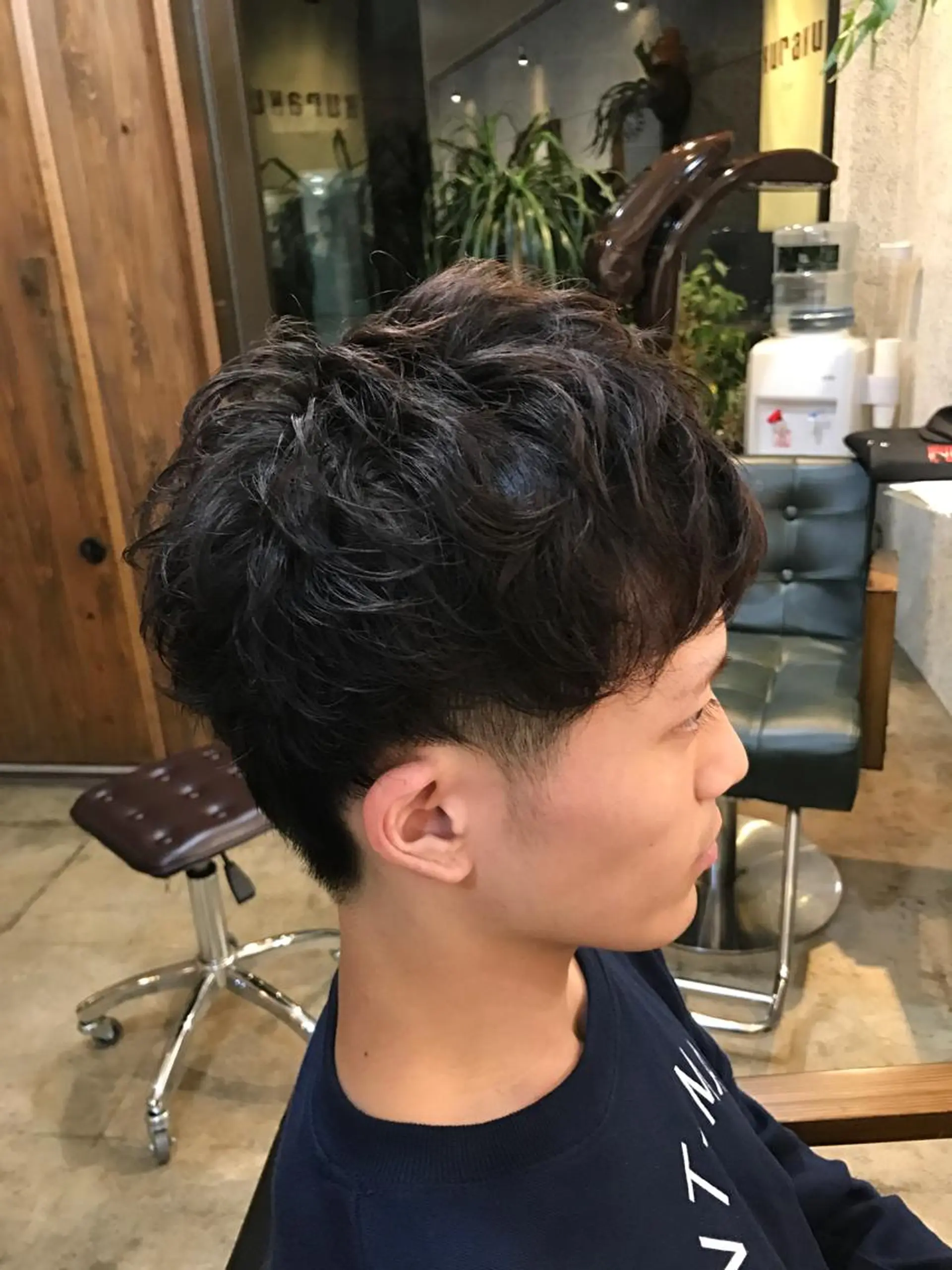 ショート パーマ メンズ MIRUCO by KURAKU所属・マキシ ヤスアキのヘアスタイル