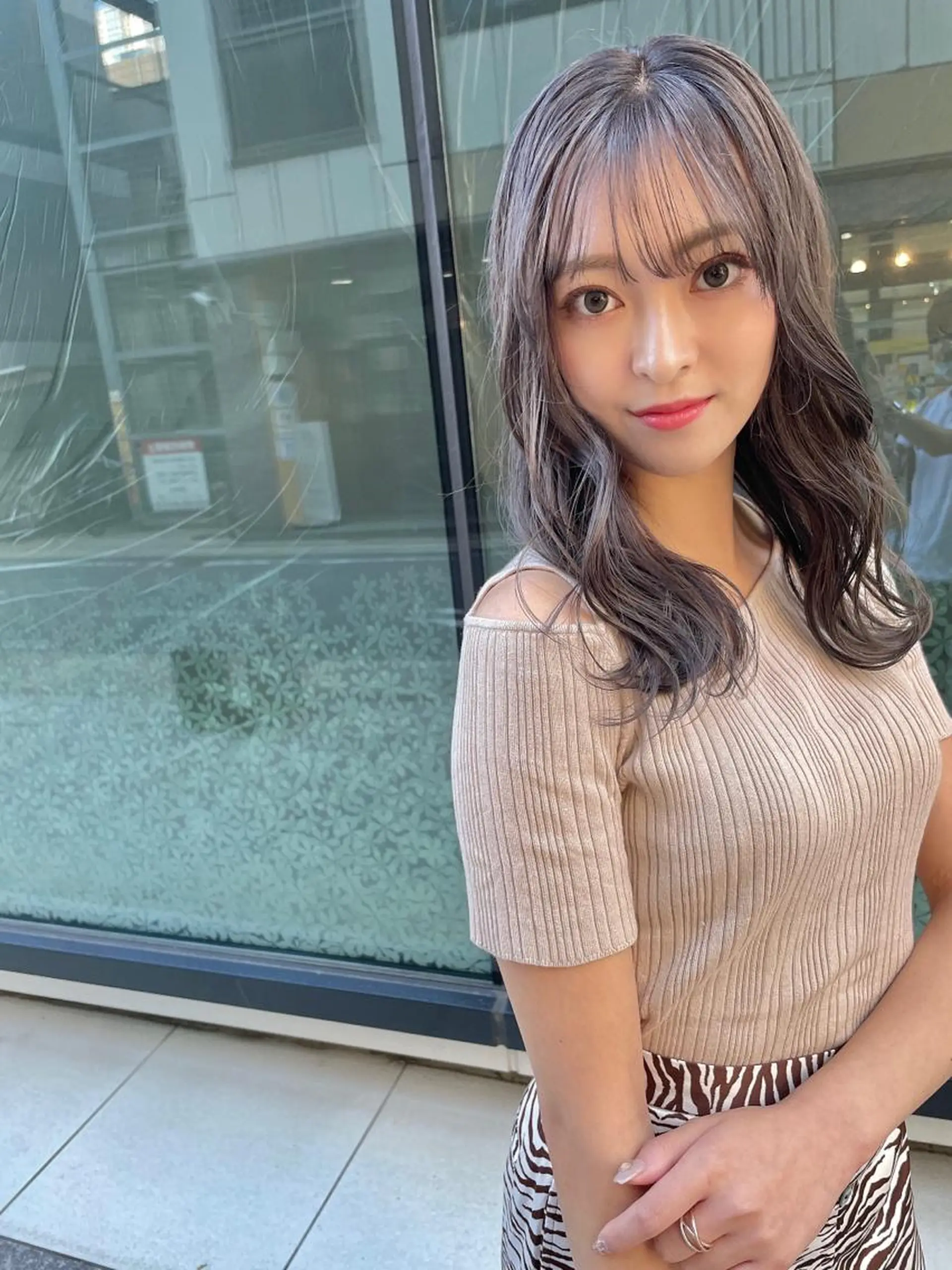 セミロング カラー カット ヘアカラー トリートメント 髪質改善will hairdesignのヘアスタイル