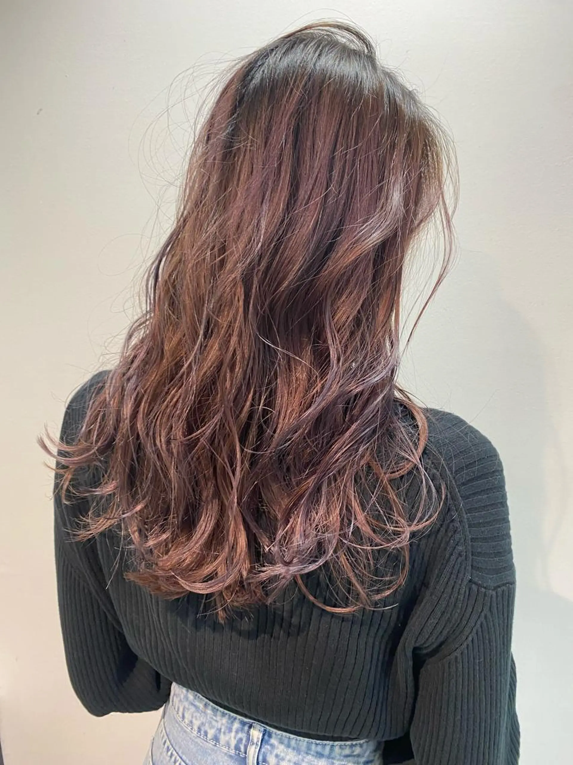 ロング ちばた/レイヤー 似合わせ/大阪中津のヘアスタイル