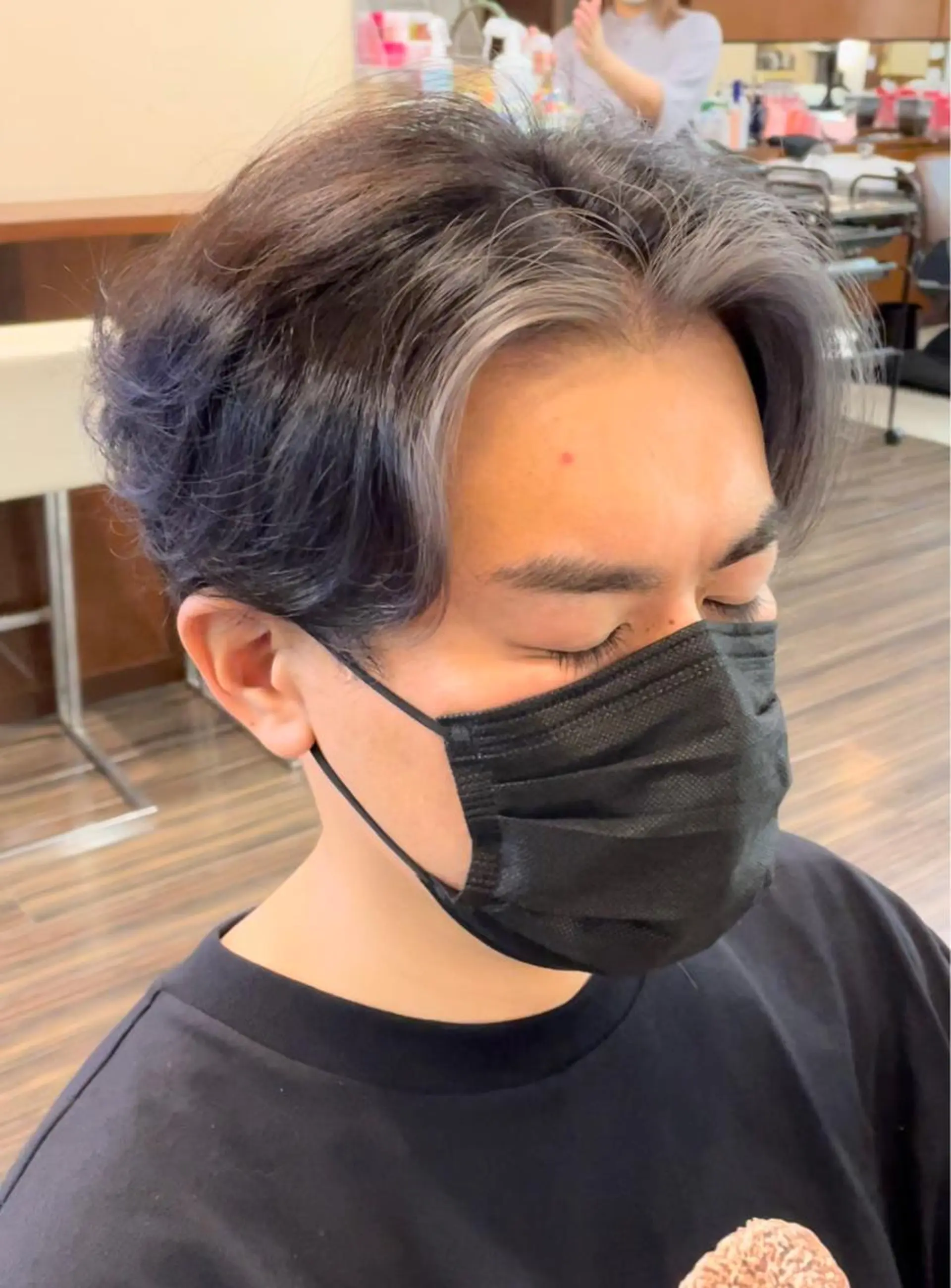 カラー メンズ ヘアカラー トリートメント 古指 匠巳のヘアスタイル