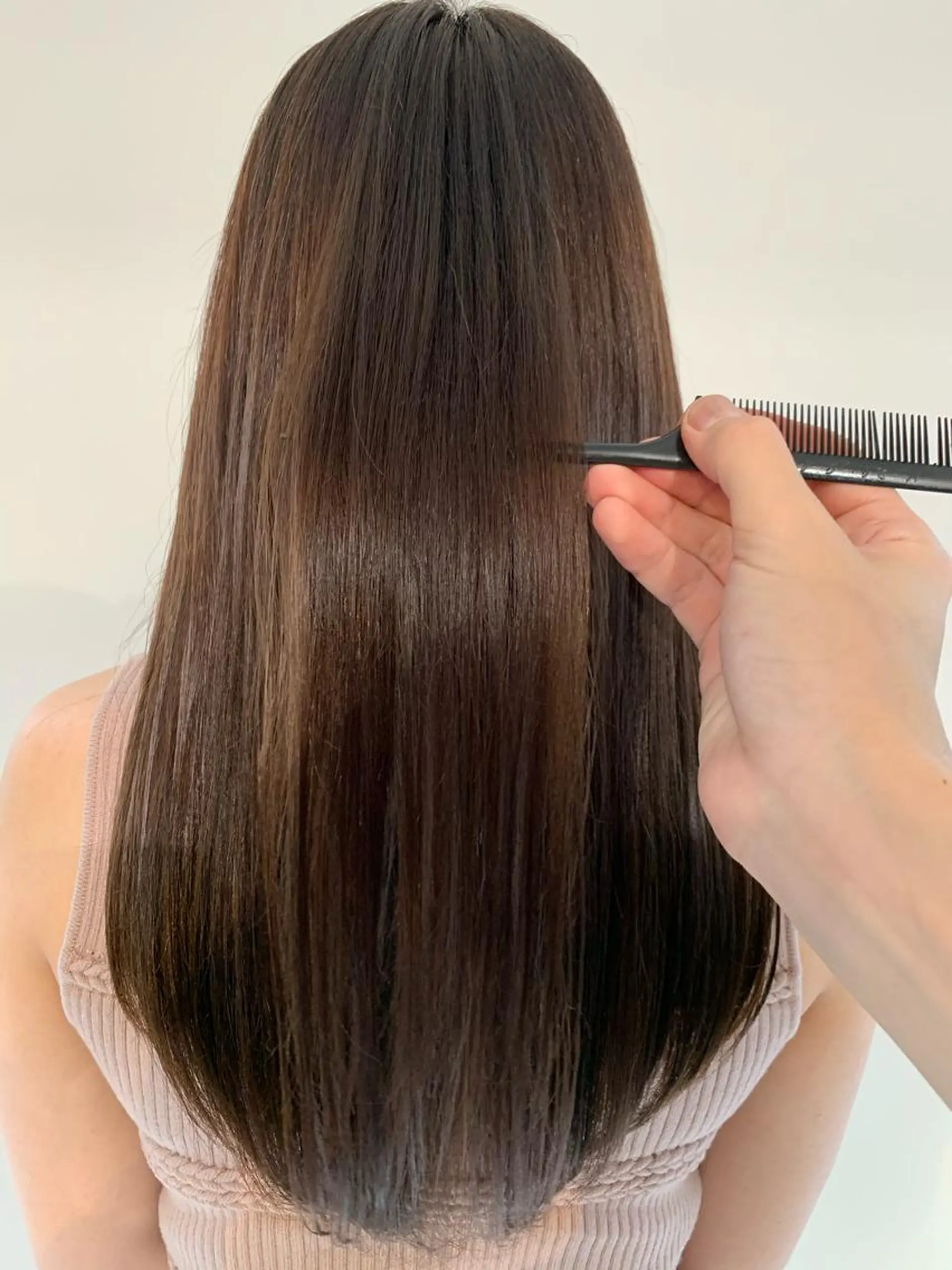 ロング 縮毛矯正 トリートメント 鬼松沙弥 ❤︎メンズパーマのヘアスタイル