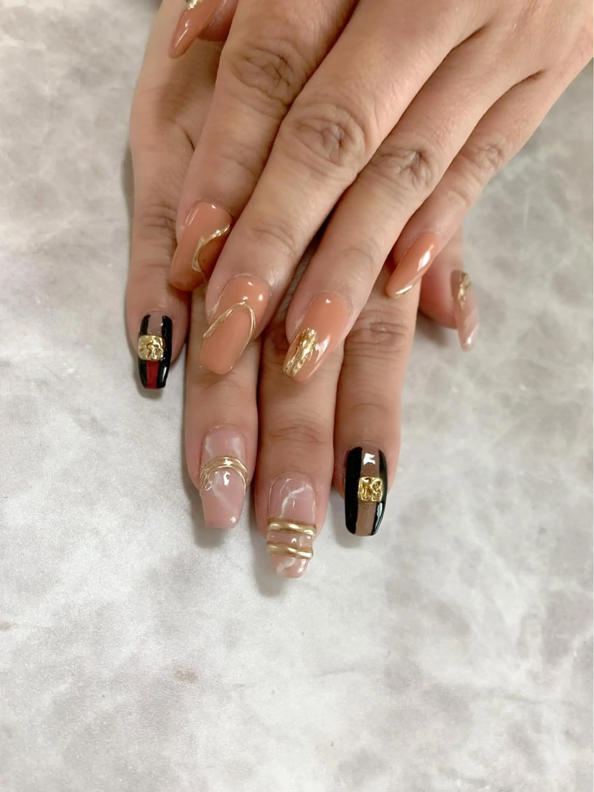 ネイル 持ち込み フットネイル misaki ..のネイルデザイン