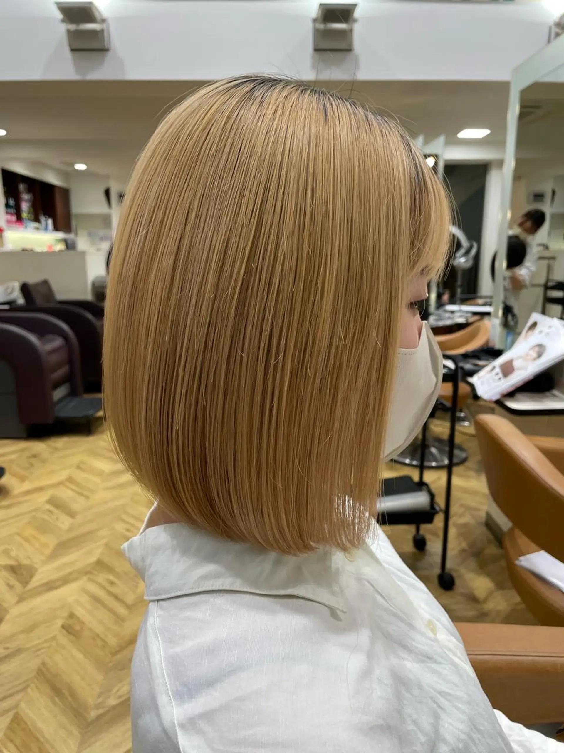 ミディアム ボブ 津田 真志のヘアスタイル