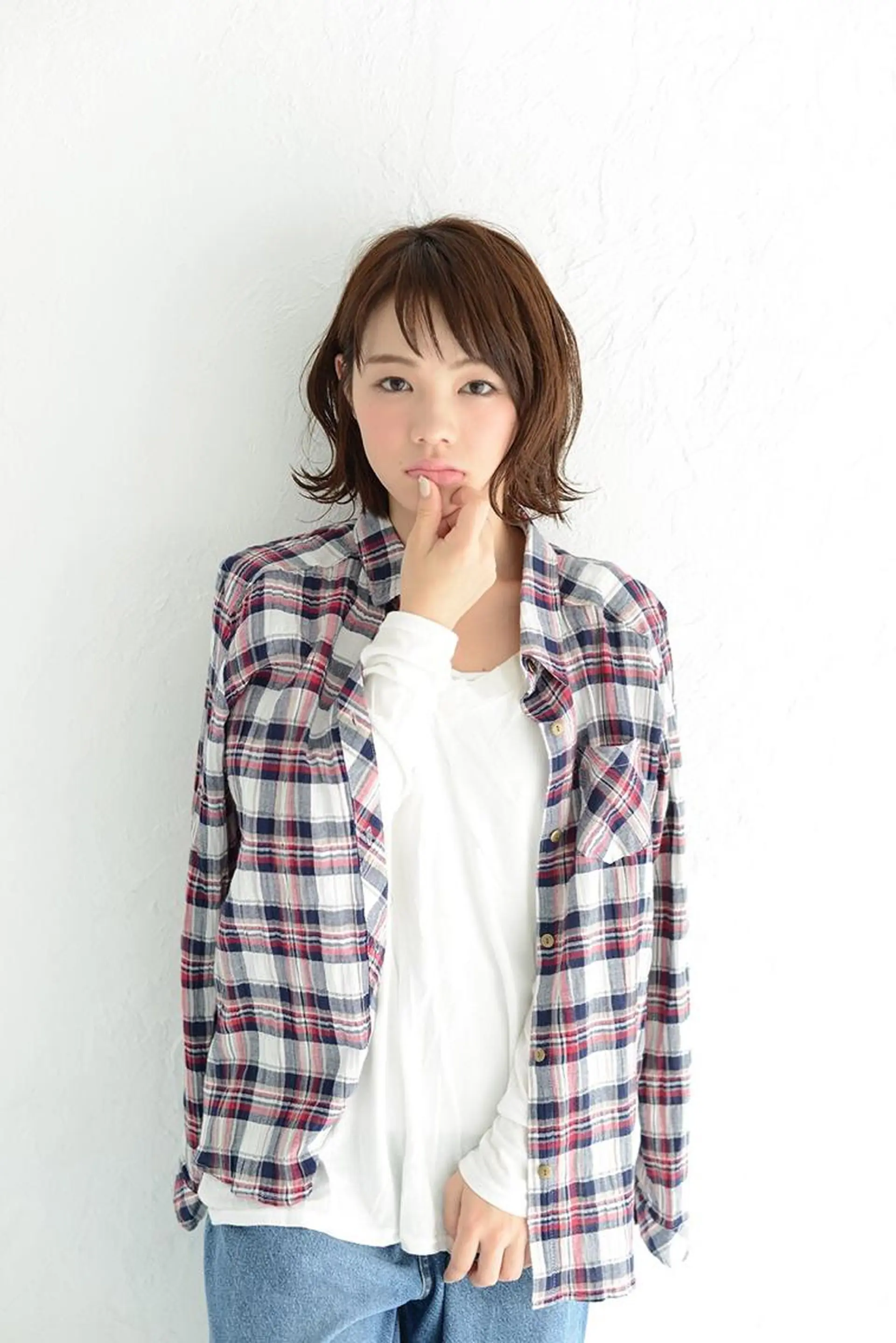 ショート ミディアム 圧倒的美髪ストレート ツダケイタロウのヘアスタイル