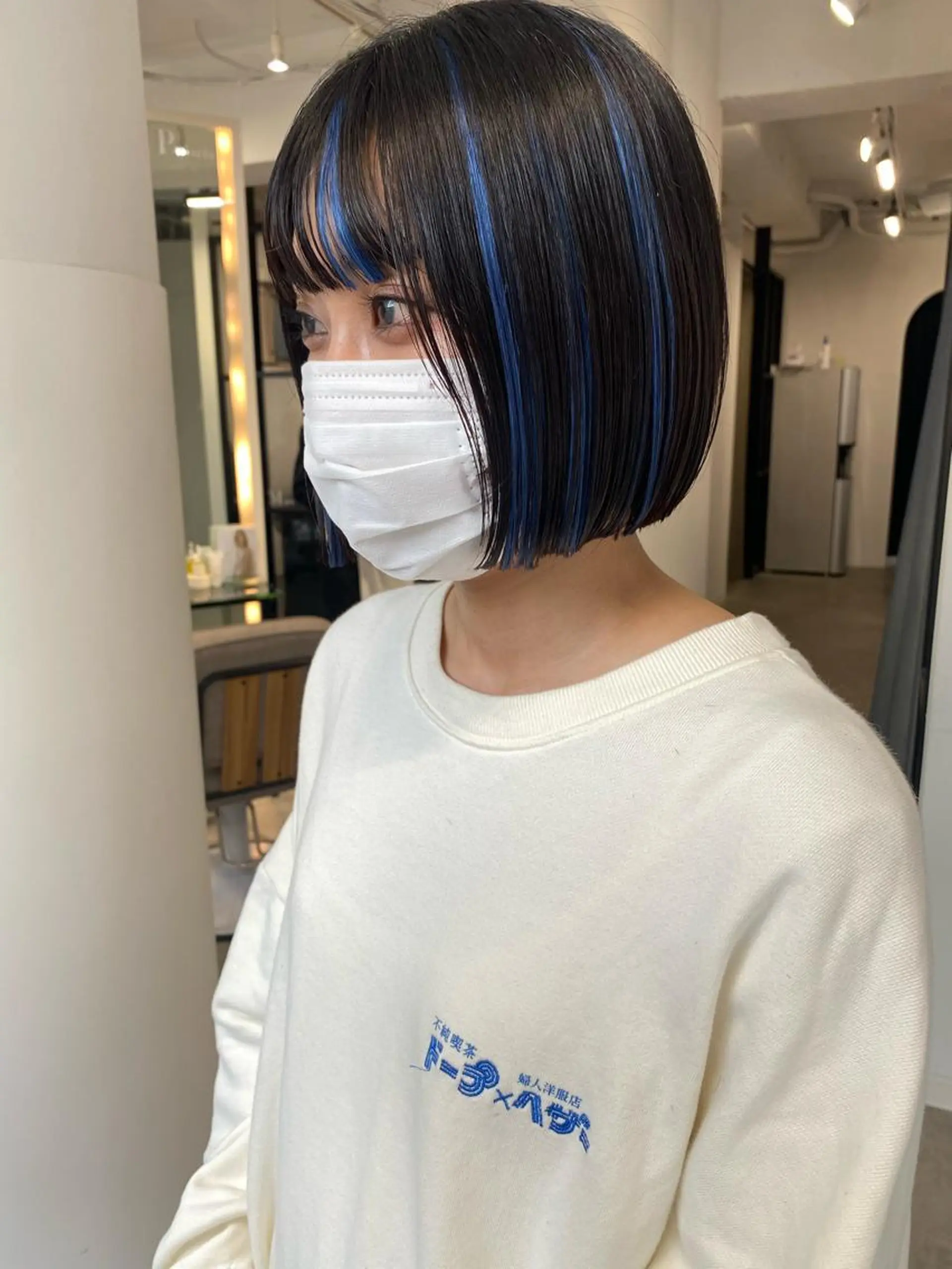 ショート カラー センターパート/ 暖色カラーayuのヘアスタイル