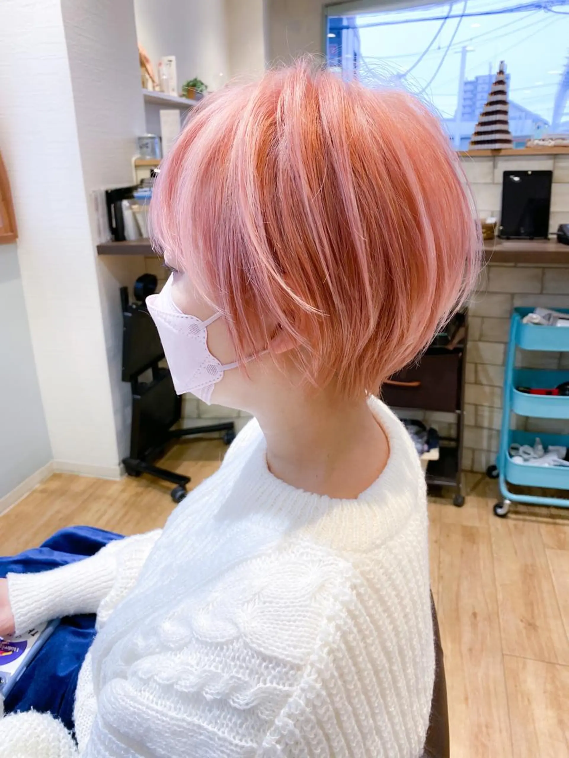ショート カラー ショートヘア 柳 雄輝のヘアスタイル