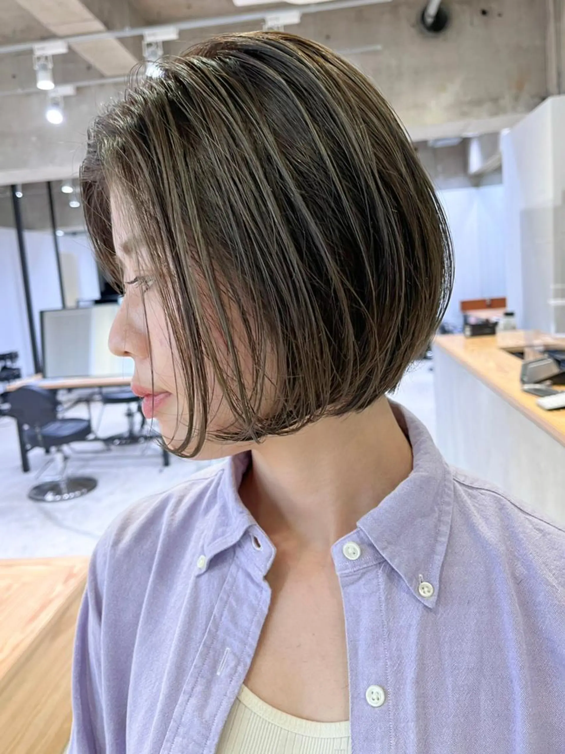 カラー パーマ ヘアアレンジ ハイライトカラー カット ヘアカラー トリートメント ITbyALBUM 藤沢店のヘアスタイル