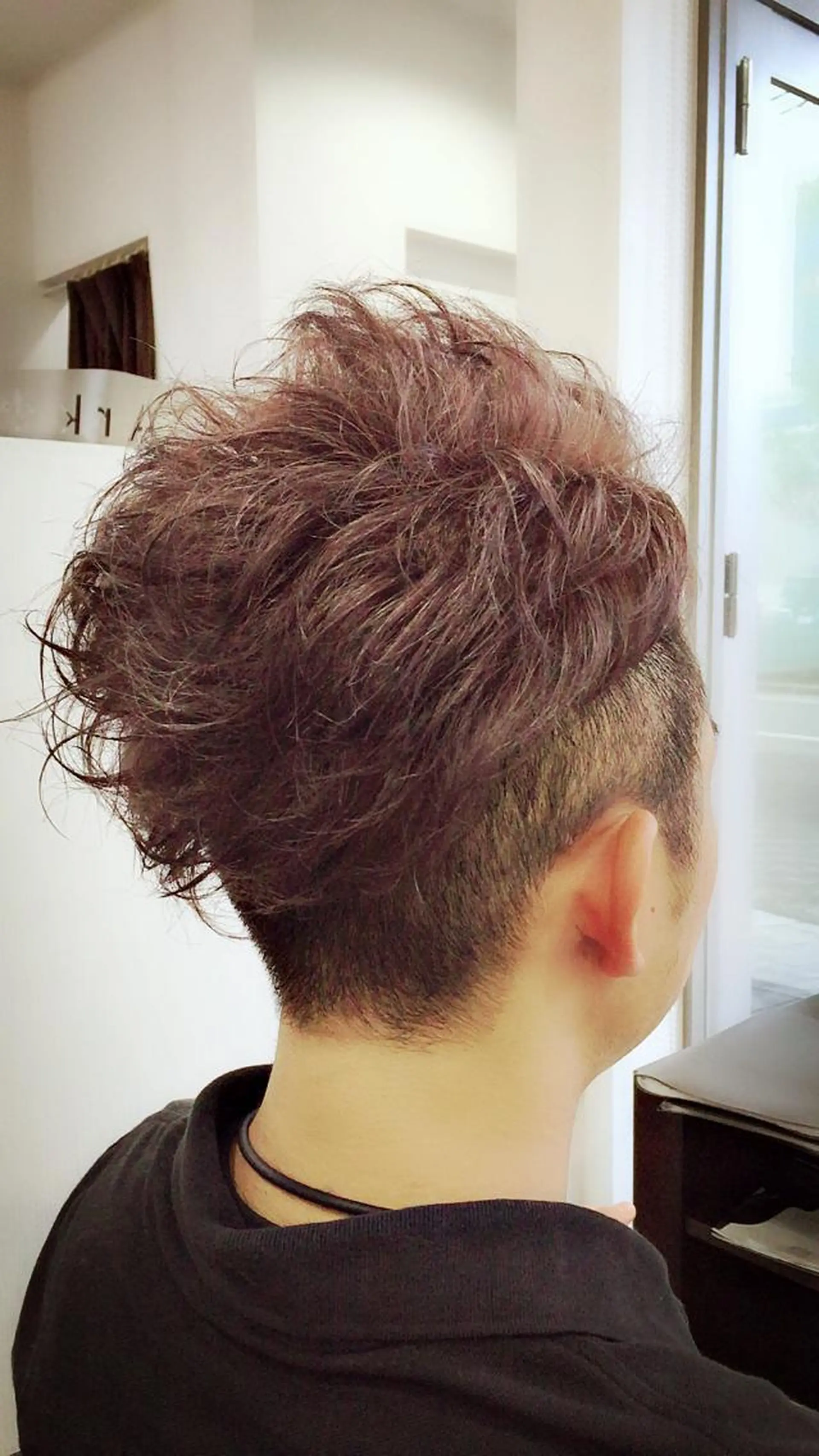 ショート カラー パーマ メンズ 阿久津 泰幸のヘアスタイル