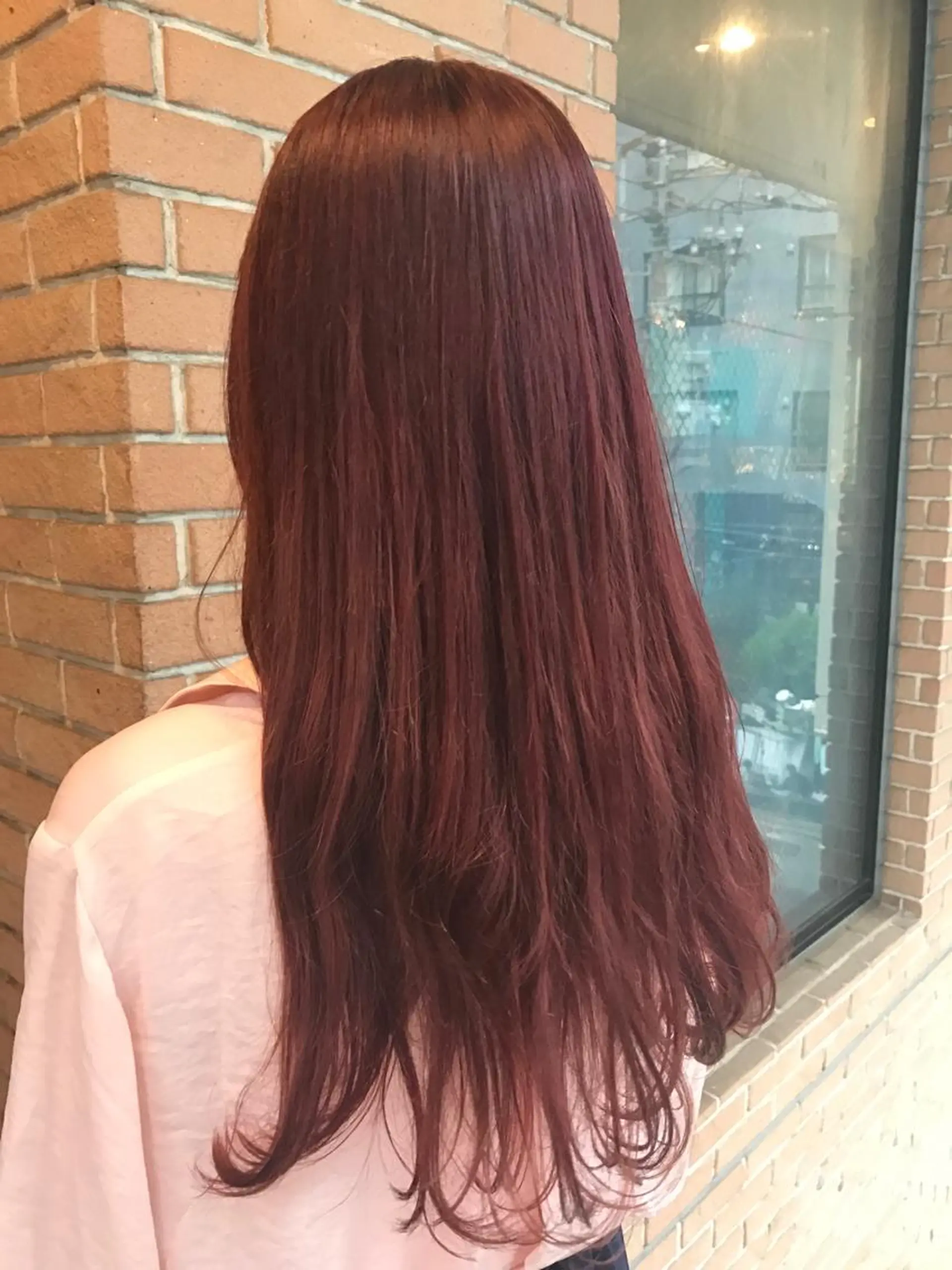 セミロング カラー パーマ ヘアアレンジ メンズ キッズ ネイル マツエク・マツパ ダブルカラー ピンクカラー カラーマツエク ピンク サロンドミルク 原宿のヘアスタイル